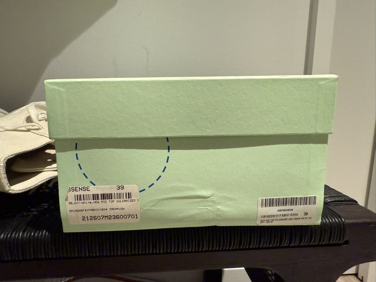 Off-White Off-White Mid Top Vulcanized Size US 6.5 / EU 39-40 - 11 Thumbnail