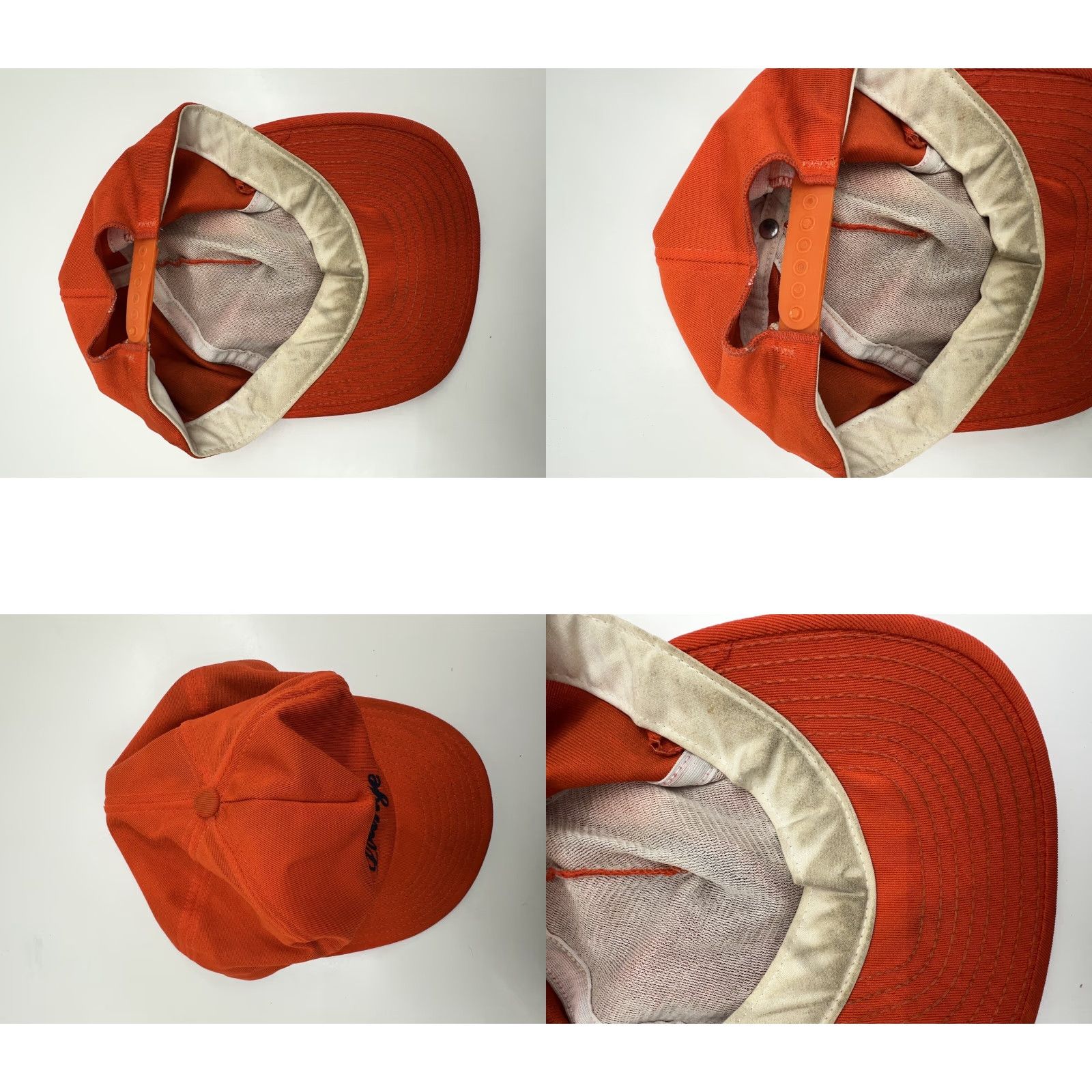 Vintage Adult Unisex Wibs 2+9 Lounge Orange Baseball Adjustable Hat Cap Size ONE SIZE - 8 Thumbnail