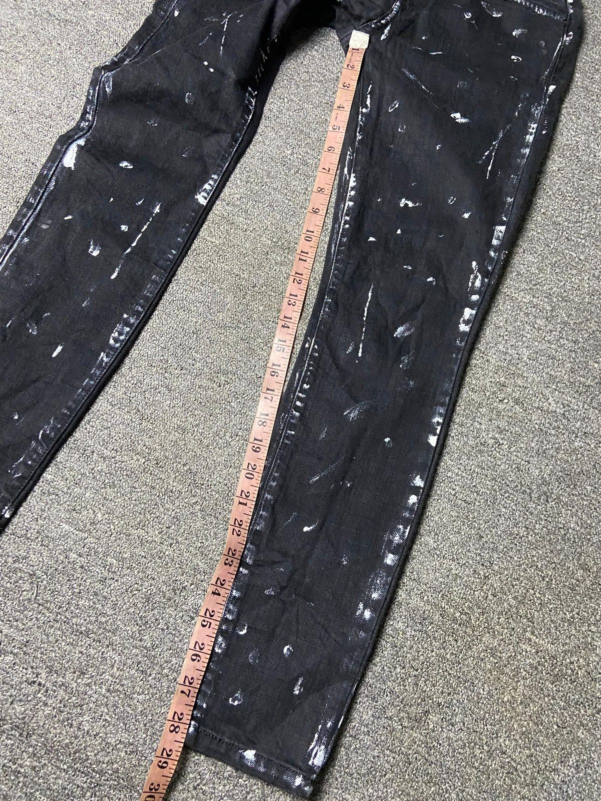 Current/Elliot Vintage Current/Elliot Stilleto Trucker Paint Jeans (140) Size US 29 - 10 Thumbnail