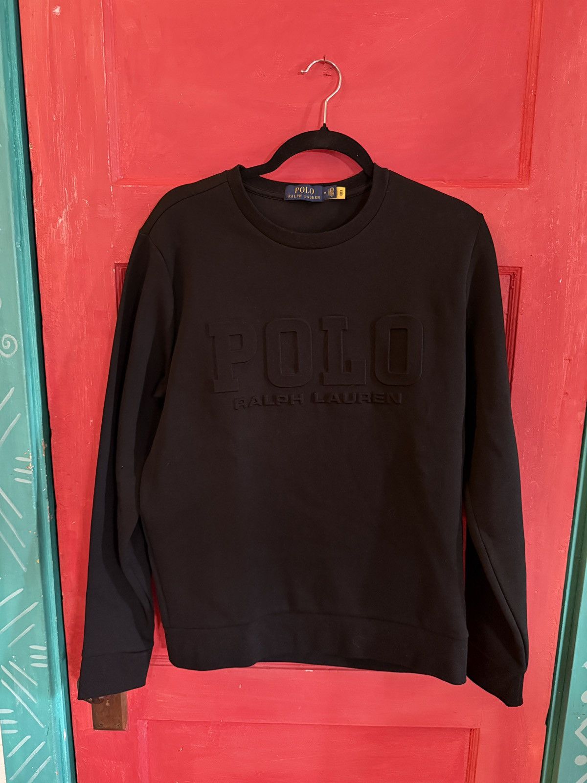 Polo Ralph Lauren Never Worn Embossed Polo Sweatshirt Size US M / EU 48-50 / 2 - 1 Thumbnail