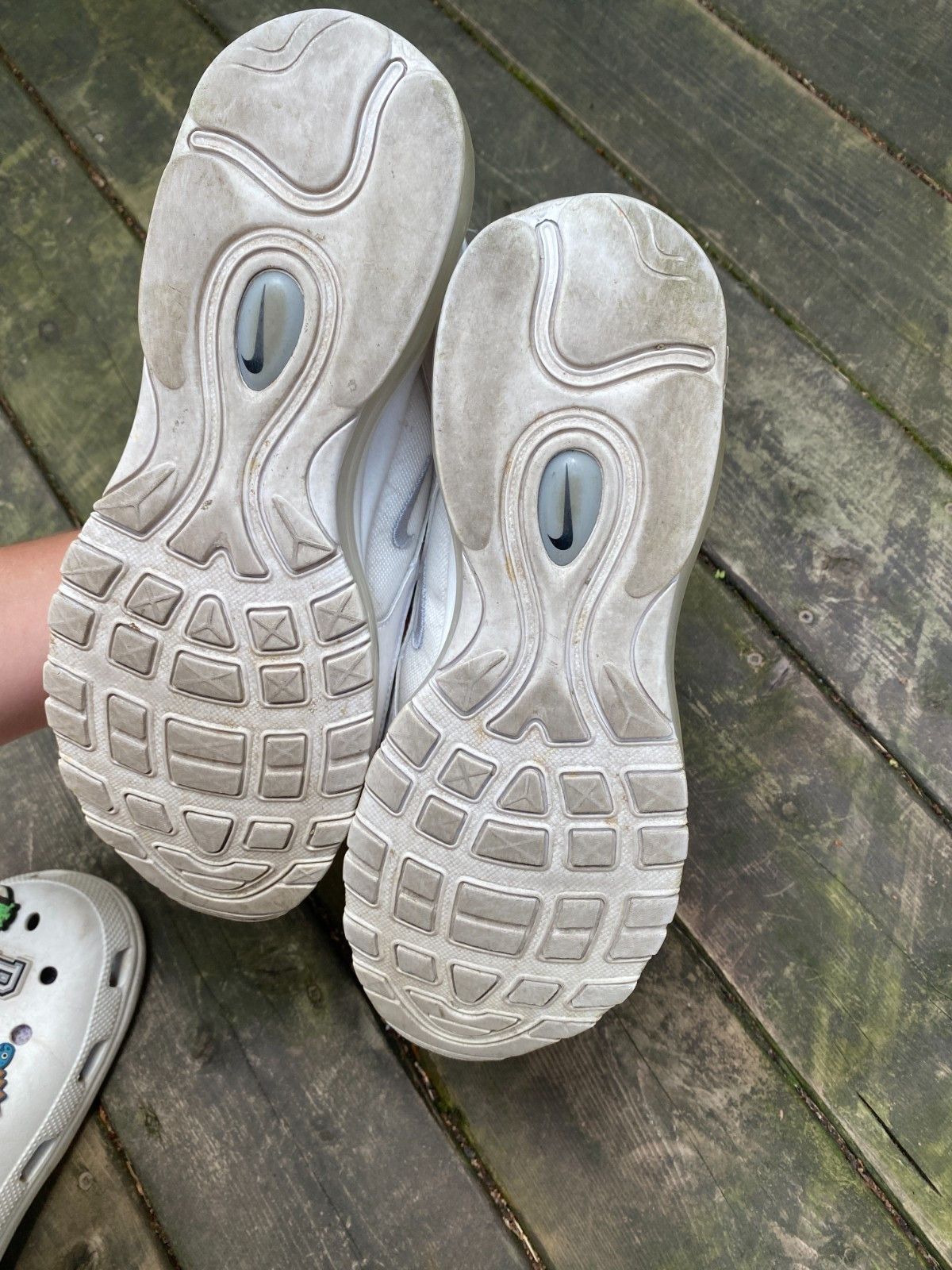 Nike Nike Air Max 97 Triple White Wolf Gray Running Shoes 921826 Size US 10.5 / EU 43-44 - 9 Thumbnail
