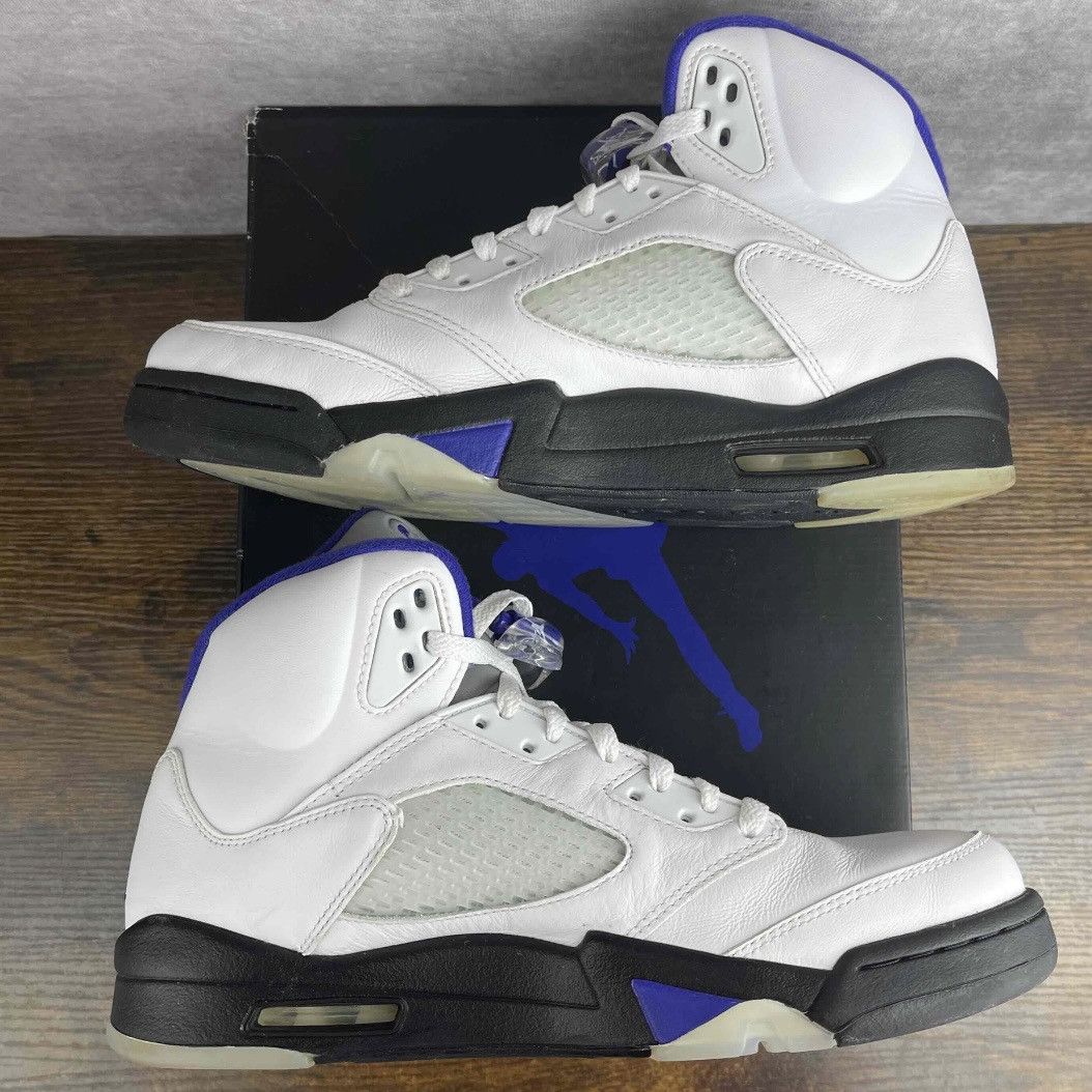 Jordan Brand Jordan 5 Dark Concord 2022 DD0587-141 White Purple Men’s OG Size US 10 / EU 43 - 5 Thumbnail