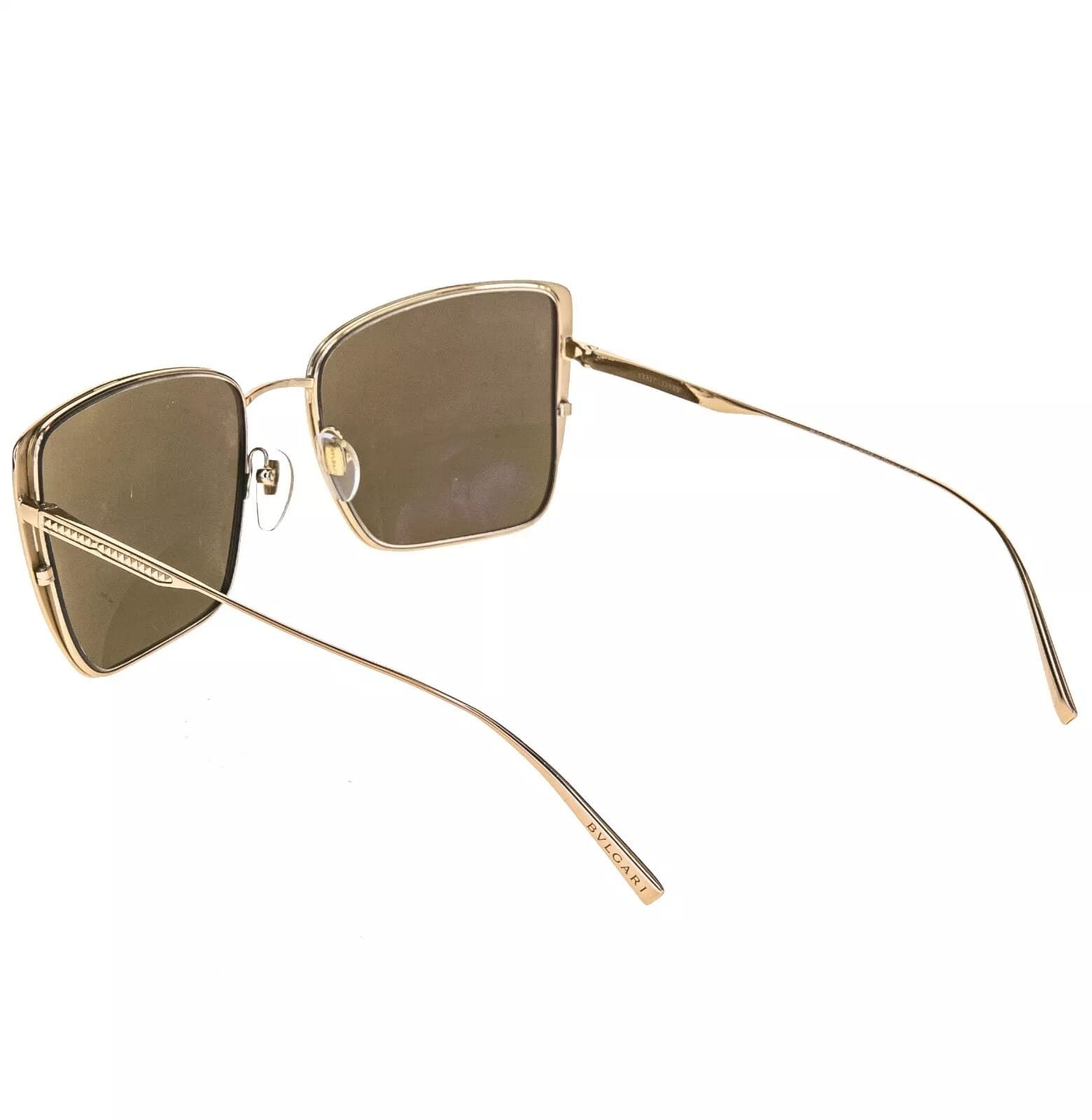 Bvlgari BVLGARI BV6176 Rose Gold Pink Mirrored Rectangle Metal 6176 Size ONE SIZE - 6 Thumbnail