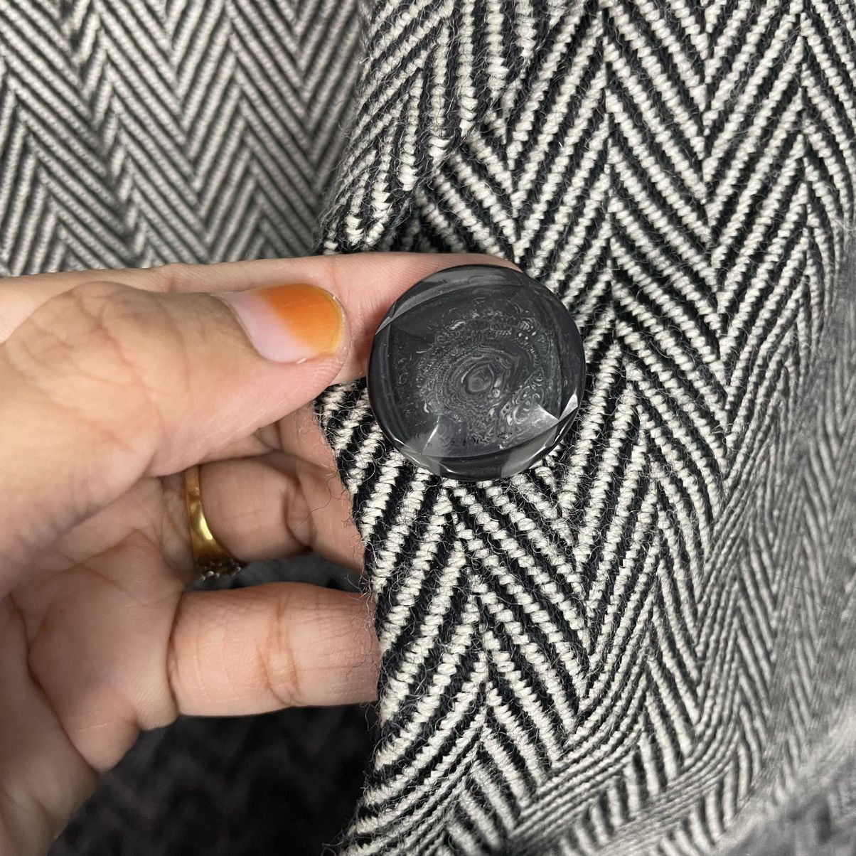 Japanese Brand Nice Design Keizo Ayata Herringbone Women Jacket Size M / US 6-8 / IT 42-44 - 14 Thumbnail