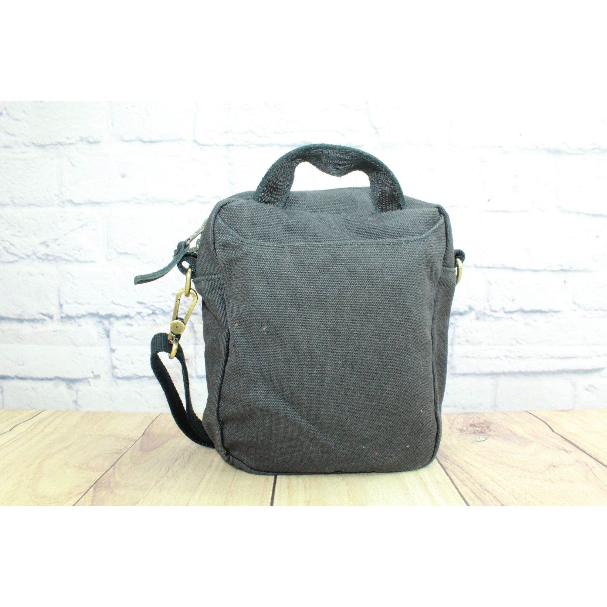 L.L. Bean LL Bean Essential Crossbody Bag Rugged Canvas Black Size ONE SIZE - 3 Thumbnail