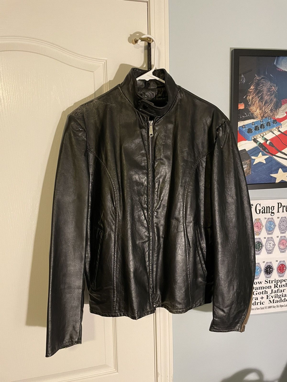 ジャケット・アウター BEAU BREED Leather Jacket 1970s Size36 Vintage 1970s Beau Breed Motorcycle Biker Leather Jacket