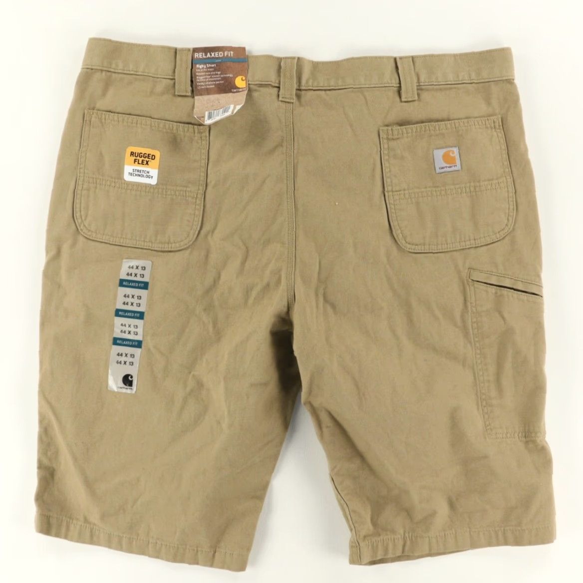 Carhartt Carhartt Stretch Rigby Relaxed Canvas Chino Shorts Khaki 44 Mens RegularFit Cotton Big & Tall Casual Shorts Size US 44 / EU 60 - 4 Thumbnail