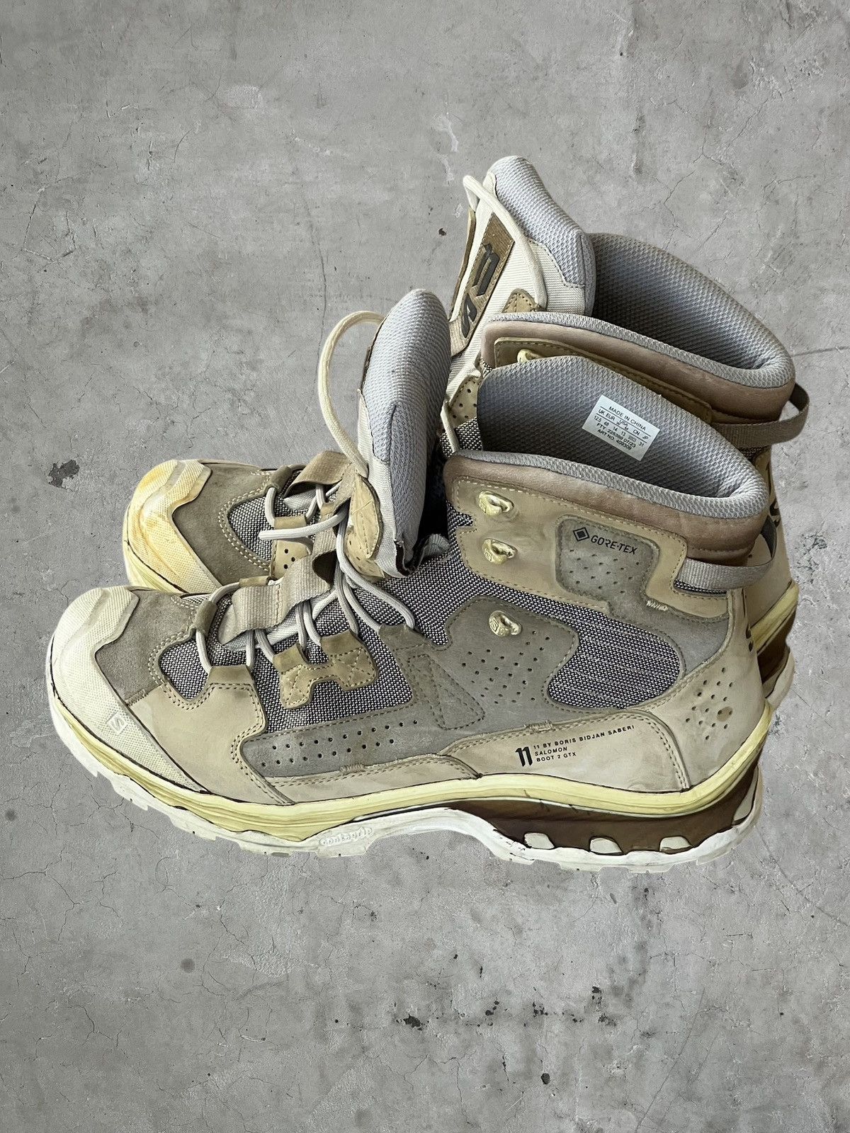 Boris Bidjan Saberi × Salomon 11 by BBS Gray Salomon Edition