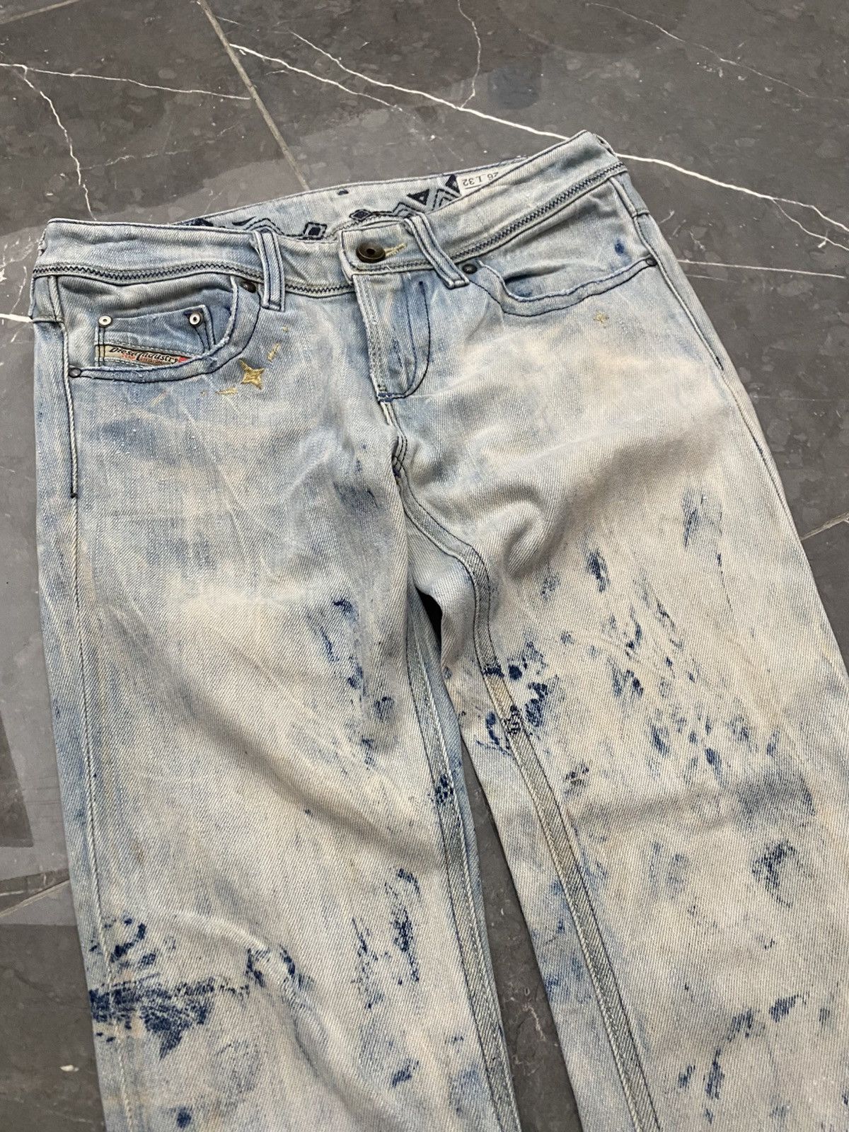 Diesel × Hysteric Glamour × Japanese Brand Skinny Lowkey Diesel Blue Wash Denim Size 26" / US 2 / IT 38 - 3 Thumbnail