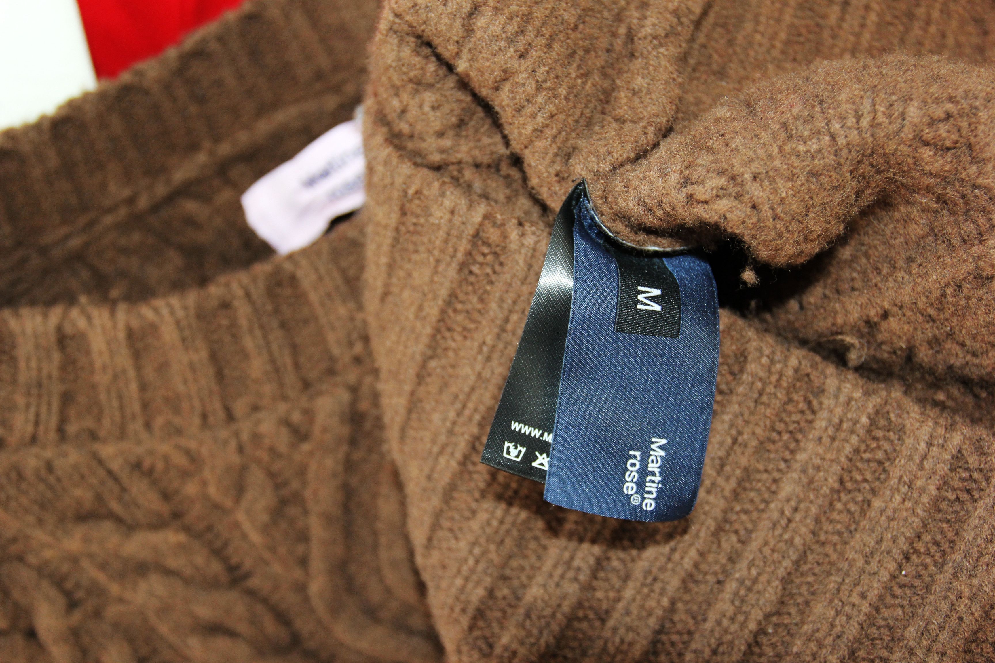 Martine Rose BNWT AW23 MARTINE ROSE BOILED CABLE DOLL CREW SWEATER M Size US M / EU 48-50 / 2 - 8 Thumbnail