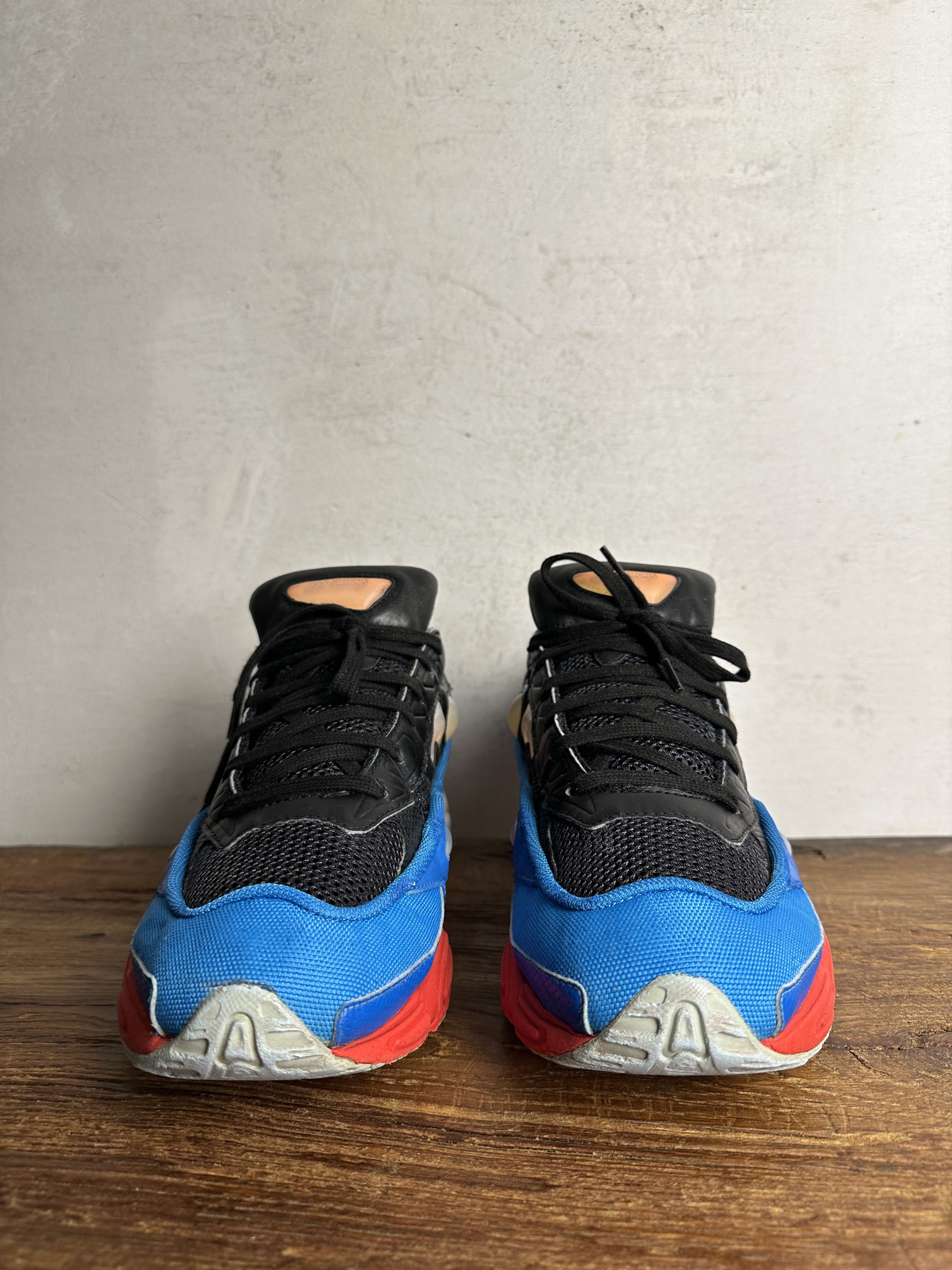 Adidas × Raf Simons Adidas x Raf Simons Ozweego 2 Black Red Orange Sneakers Size US 11 / EU 44 - 4 Thumbnail