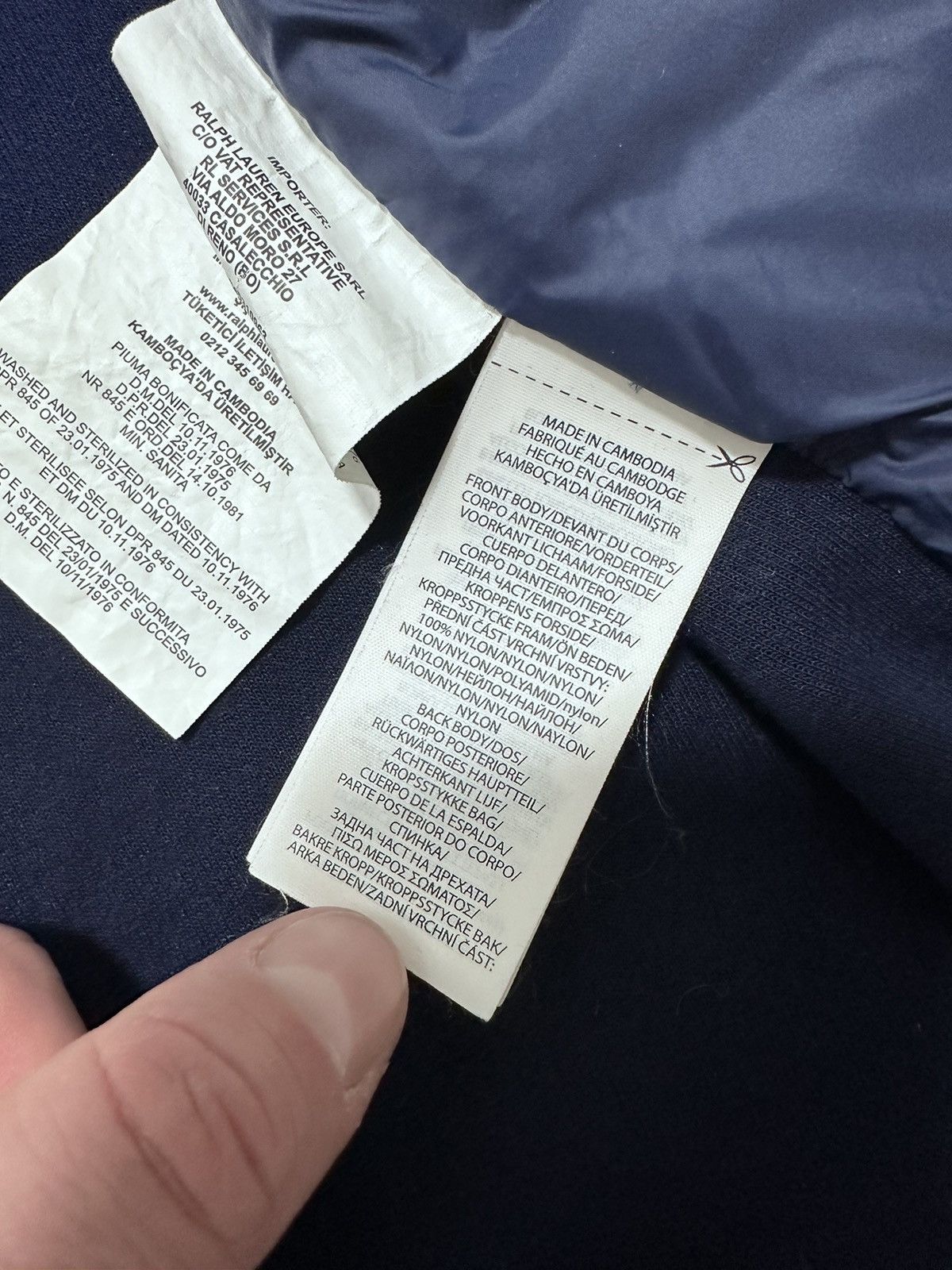 Polo Ralph Lauren Polo Ralph Lauren Down Hooded Jacket Navy Blue Size M Size US M / EU 48-50 / 2 - 11 Thumbnail