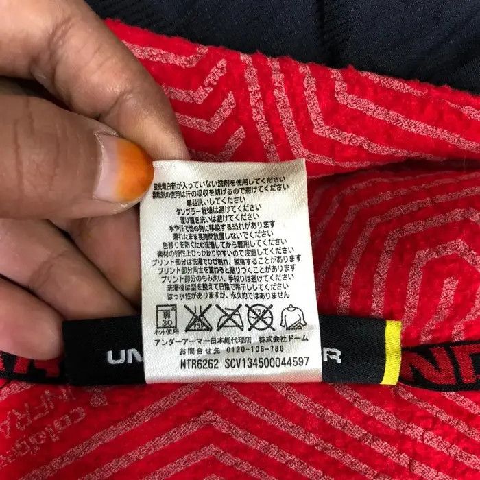 Under Armour Vtg UNDER ARMOUR RUGBY Football Soccer Hoodie Jacket Zipper Size US M / EU 48-50 / 2 - 10 Thumbnail