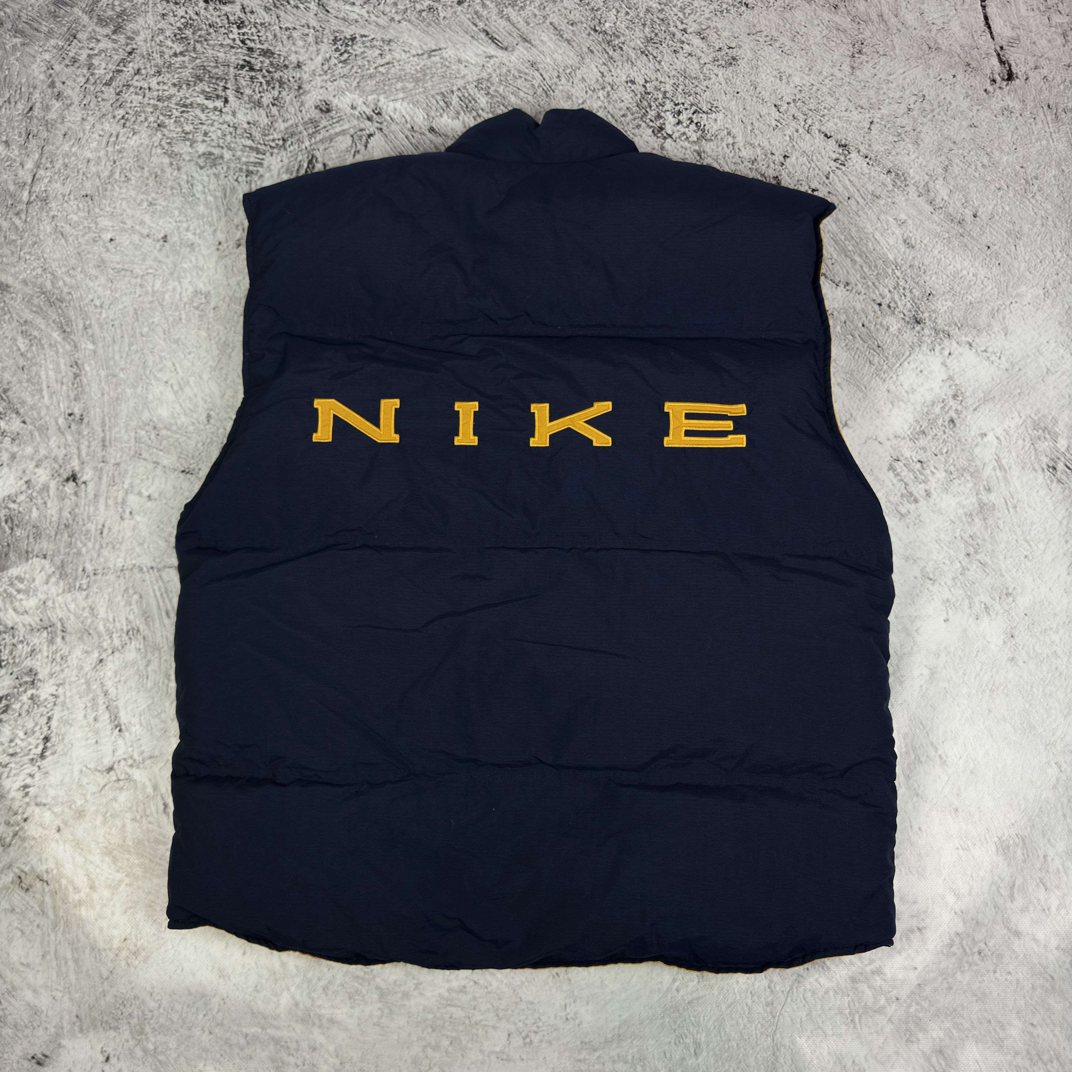 Nike × Supreme SUPREME x NIKE DENIM PUFFER VEST L SIZE | Grailed
