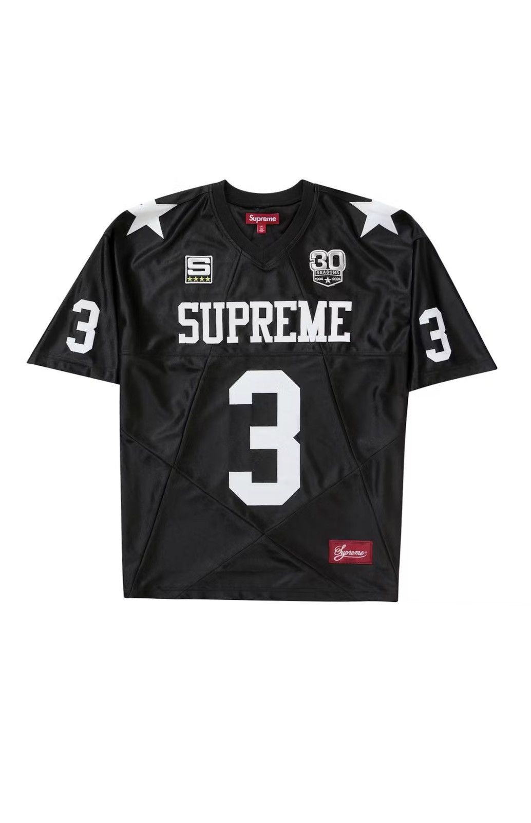 Supreme Supreme Floral Soccer Jersey Black Size M | Grailed