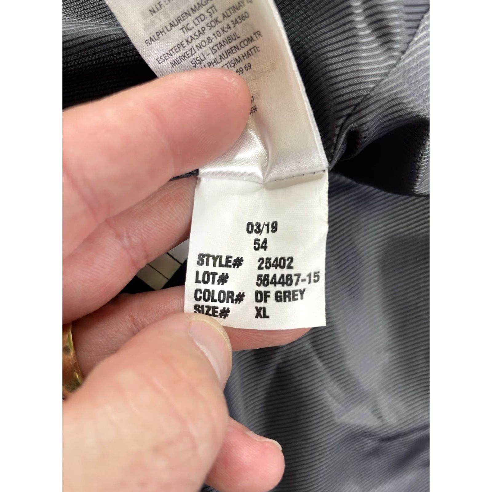 Ralph Lauren VINTAGE Lauren by Ralph Lauren Women's Hooded Pea Coat Jacket Charcoal XL Size XL / US 12-14 / IT 48-50 - 5 Thumbnail