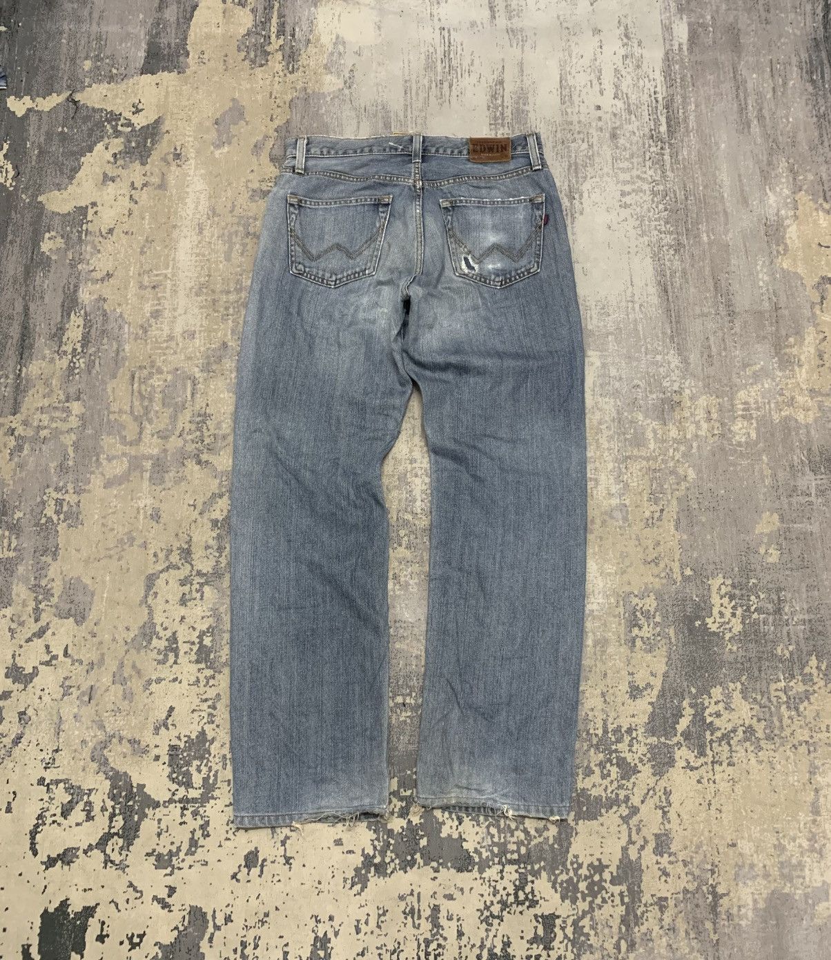 Japanese Brand Edwin Regular 404 Jeans Made In Japan Size 32x31 Size US 32 / EU 48 - 8 Thumbnail