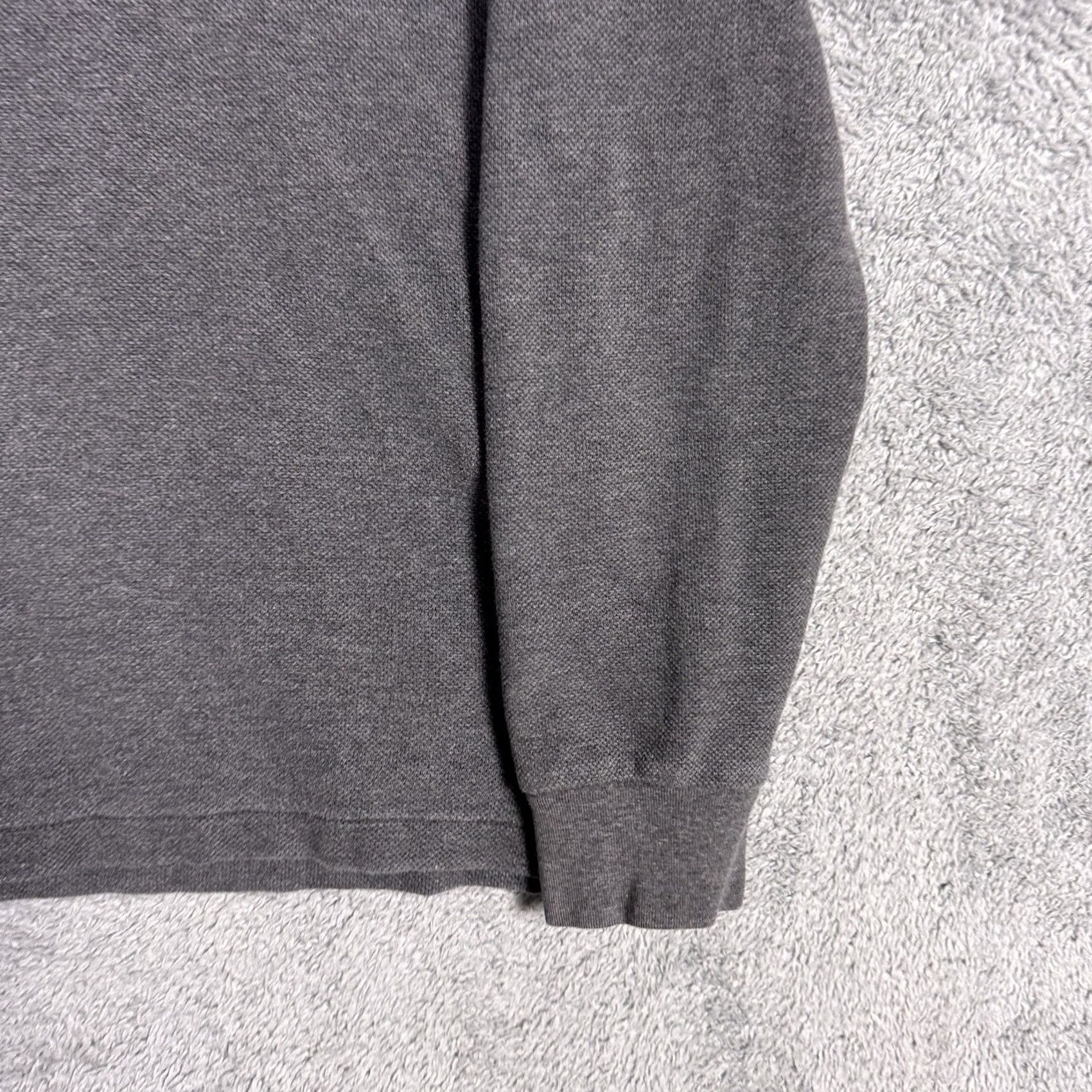 Polo Ralph Lauren VINTAGE Polo Ralph Lauren Shirt Mens M Gray Rugby 90s Sweater Pocket Knit Pullover Size US M / EU 48-50 / 2 - 3 Thumbnail