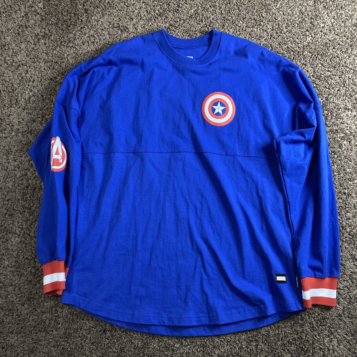 Disney Disney x Marvel Avengers Captain America Spirit Jersey Shirt Size US L / EU 52-54 / 3 - 1 Thumbnail