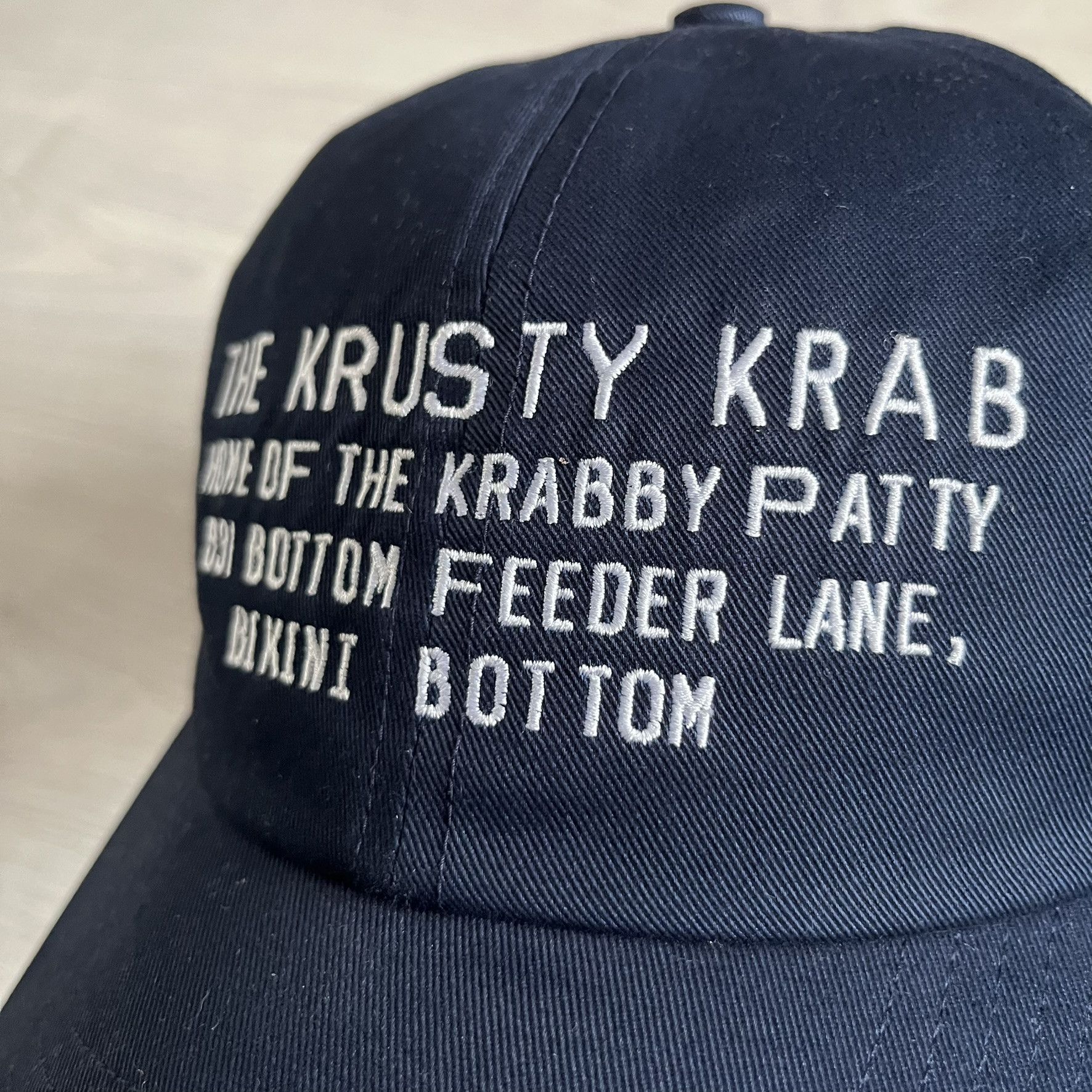 Cactus Plant Flea Market × Uniqlo Uniqlo CPFM Spongebob Navy Cap Size ONE SIZE - 3 Thumbnail
