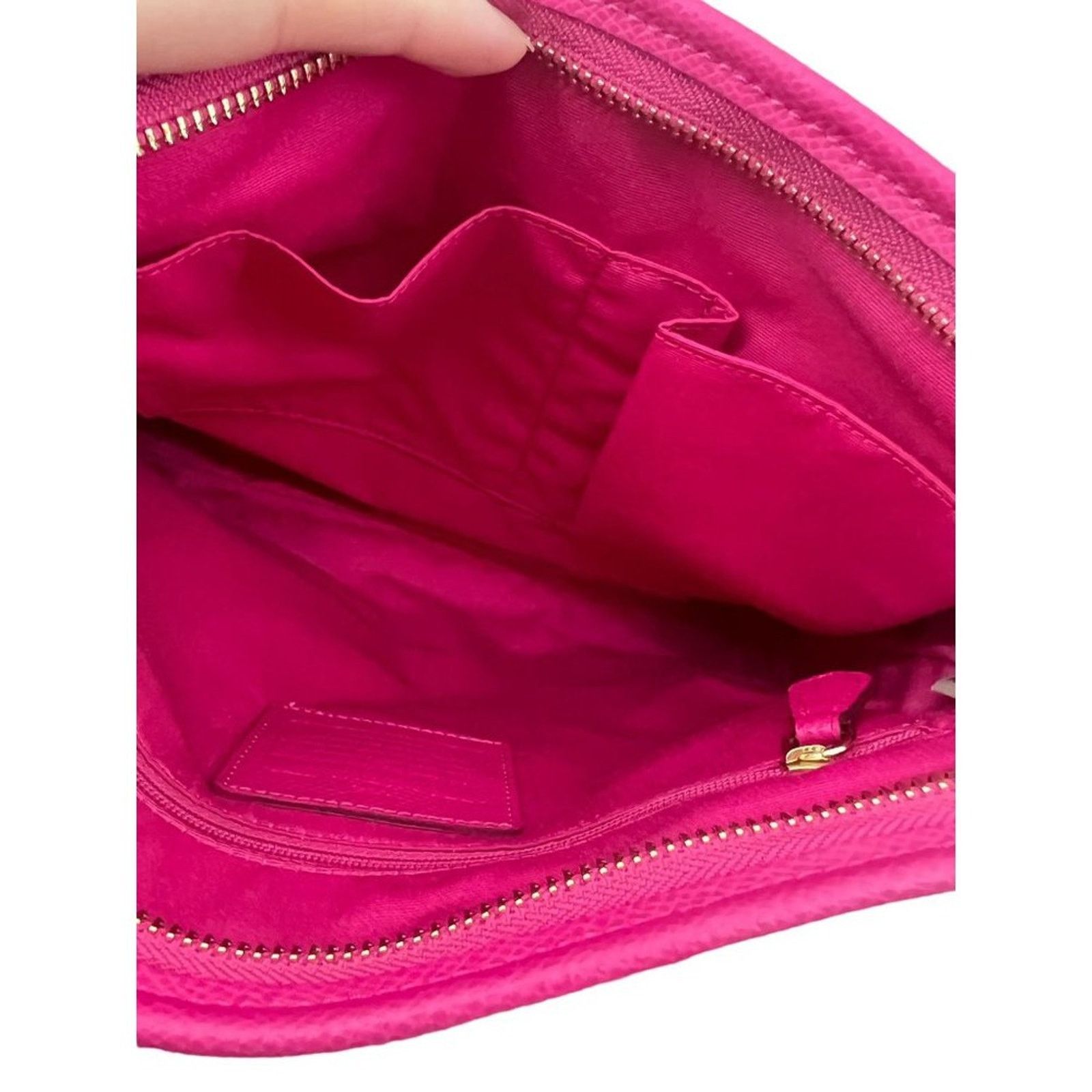 Coach Coach File Monogram Crossbody Bag F34938 Khaki Pink Ruby Size ONE SIZE - 8 Thumbnail