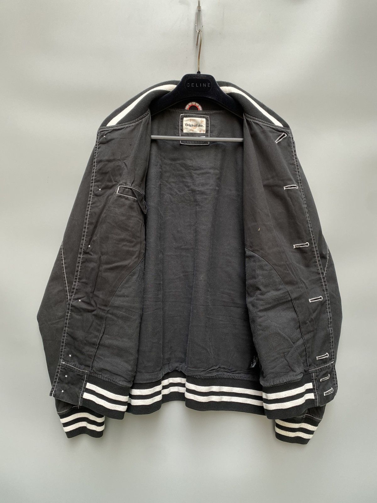 Kaws × Medicom Toy × Original Fake S/S 2011- Kaws x Original Fake- Varsity Bomber Jacket Size US M / EU 48-50 / 2 - 9 Thumbnail