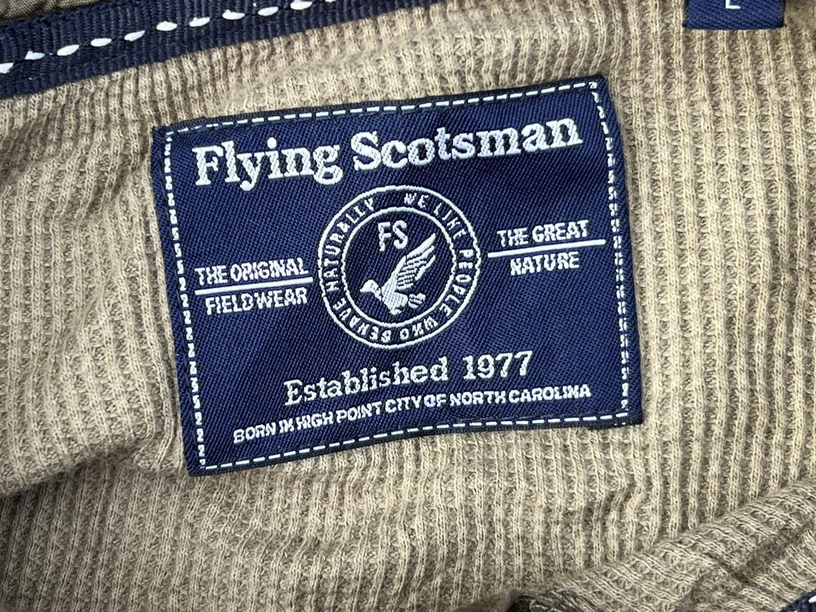 Japanese Brand × Vintage The Flying Scotsman Longsleeve Tee Military Army Size US L / EU 52-54 / 3 - 6 Thumbnail