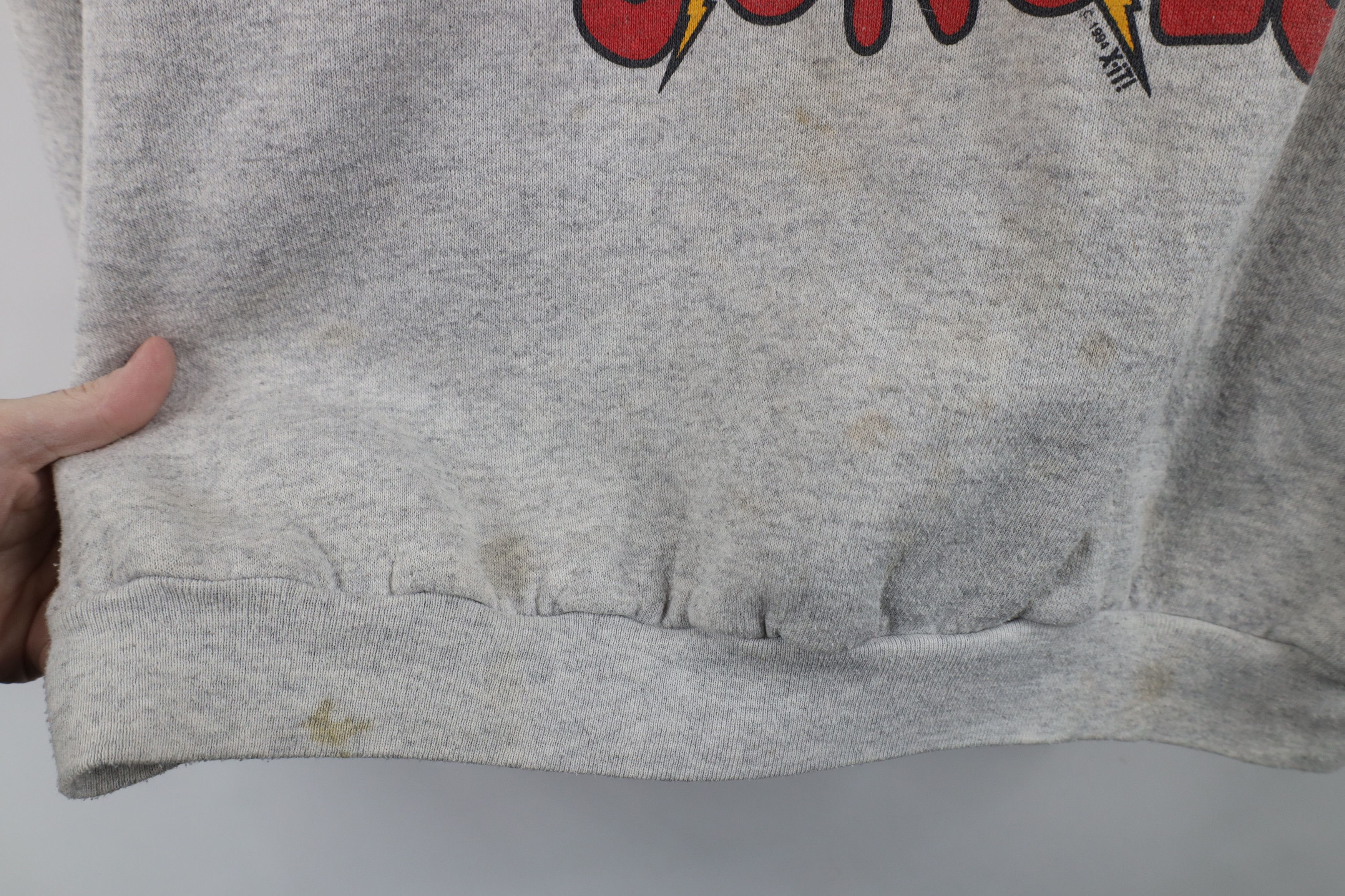 Vintage Vintage 90s Funny Hot Flashes Power Surge Sweatshirt USA Size L / US 10 / IT 46 - 5 Thumbnail