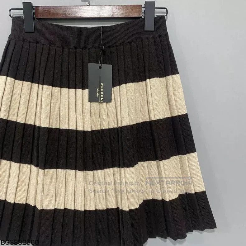 Max Mara MaxMara Striped Casual Mini Skirt. Size 24" / US 00 / IT 34 - 3 Thumbnail