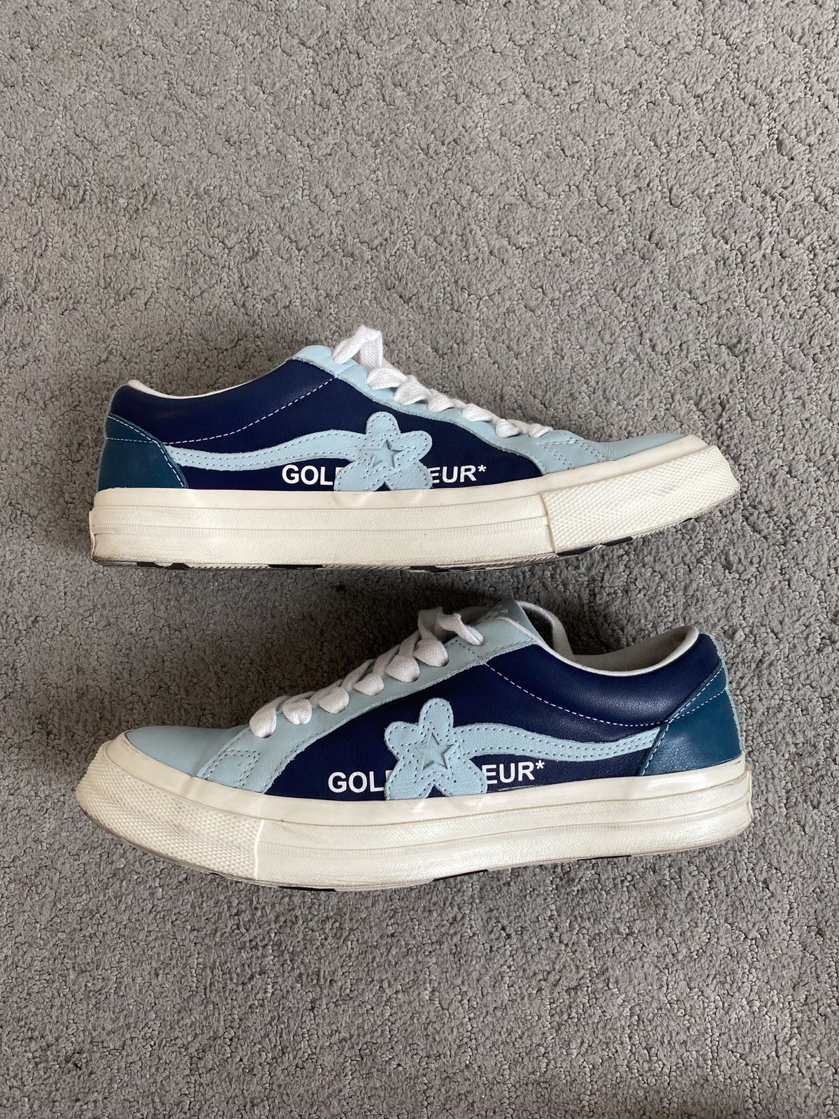 Golf le Fleur Converse x Golf Le Fleur Ox Barely Blue Size US 8.5 / EU 41-42 - 2 Thumbnail