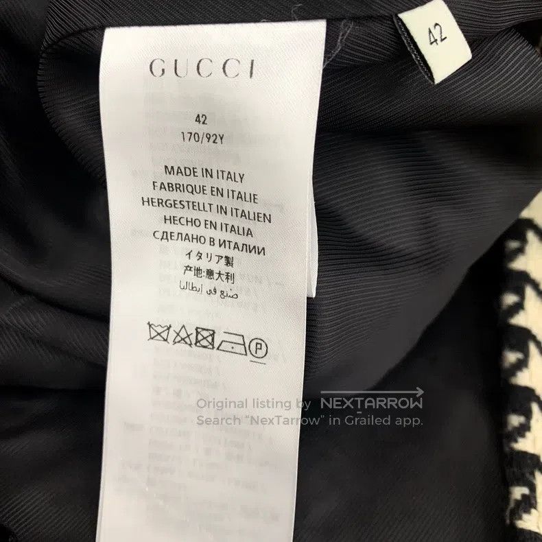 Gucci Gucci Colour-blocked checkered multi-pocket wool single-br Size M / US 6-8 / IT 42-44 - 7 Thumbnail