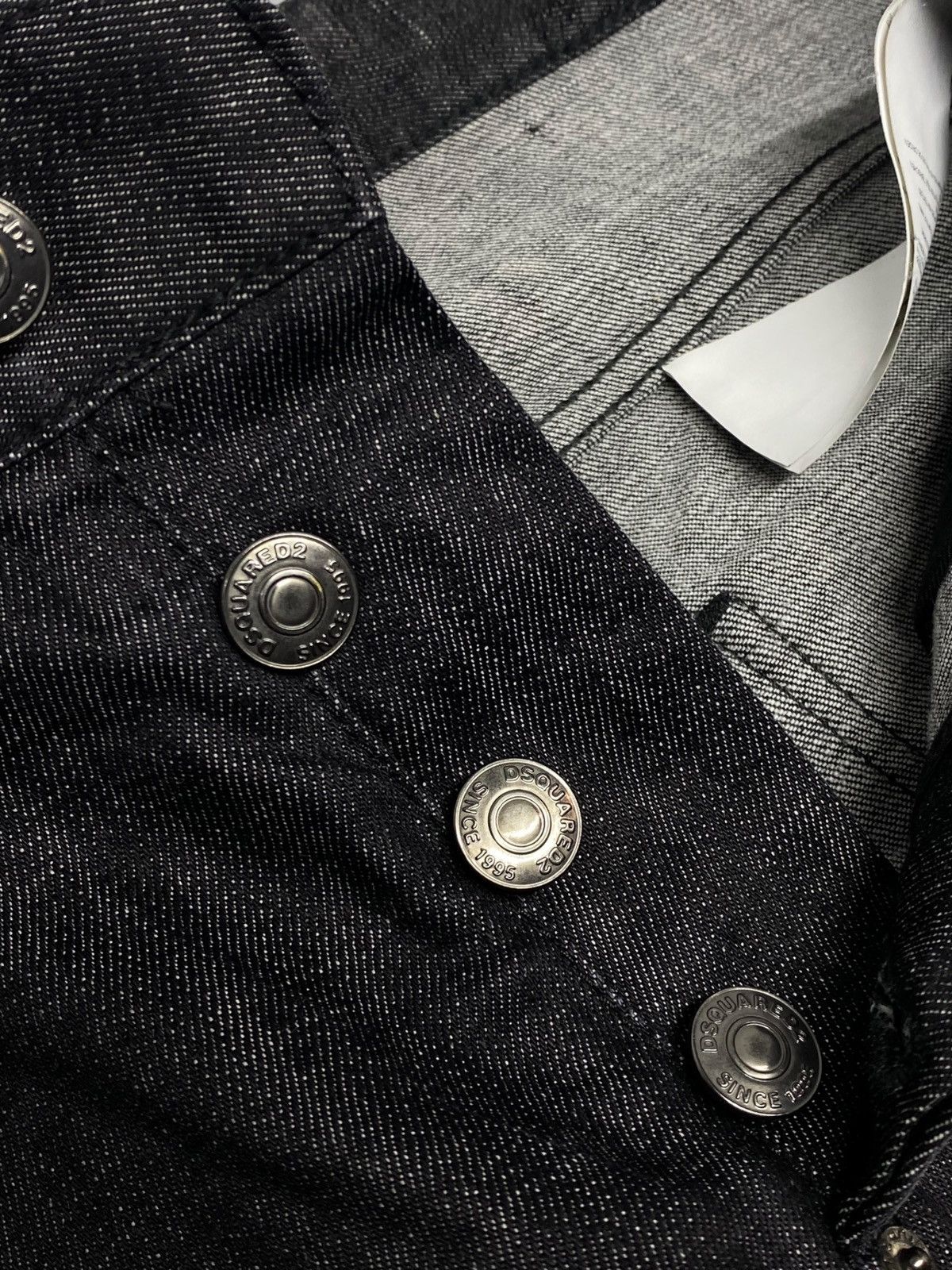 Dsquared2 🔥 DSQUARED2 SKATER JEANS BLACK ITALIAN DENIM Y2K VIBES Size US 34 / EU 50 - 9 Thumbnail