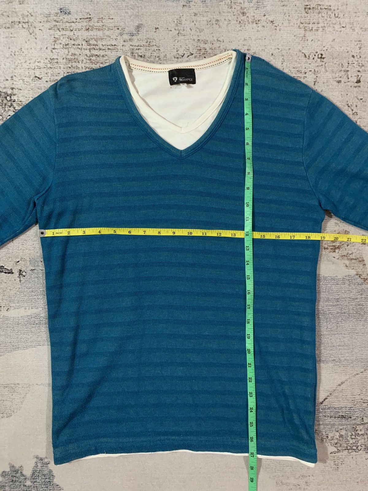 14th Addiction Japanese Undefined Stripped Double Layers Y2k Size US L / EU 52-54 / 3 - 5 Thumbnail