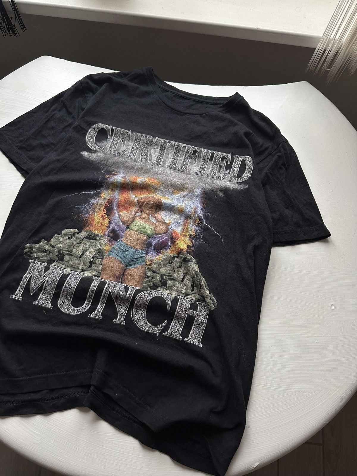 Japanese Brand × Vintage Ice Spice Logo Black Tee Size US M / EU 48-50 / 2 - 3 Thumbnail