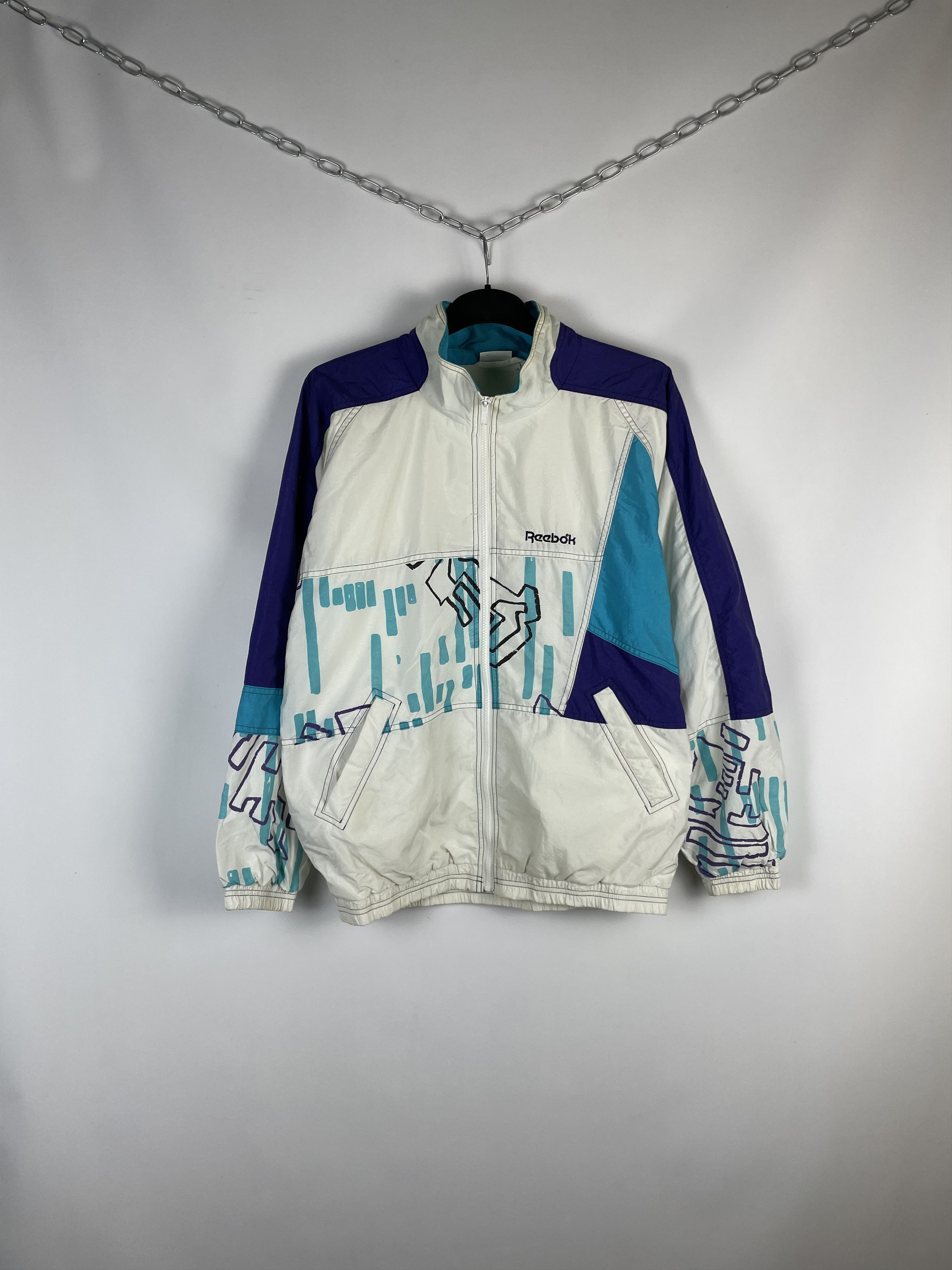 Reebok Man Light Jacket Reebok Vintage 90s Size US M / EU 48-50 / 2 - 1 Thumbnail