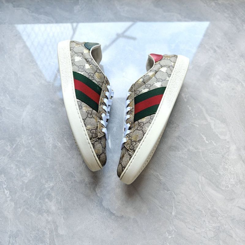 Gucci Gucci Ace Low-Top Sneakers for Men - Size US 6 / EU 39 - 8 Thumbnail