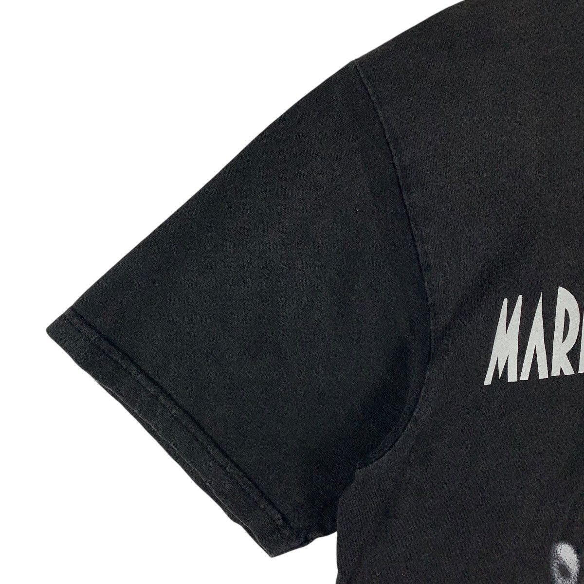 Band Tees × Marilyn Manson × Vintage Vintage 90s MARILYN MANSON Overprint merch promo tee Size US S / EU 44-46 / 1 - 6 Thumbnail