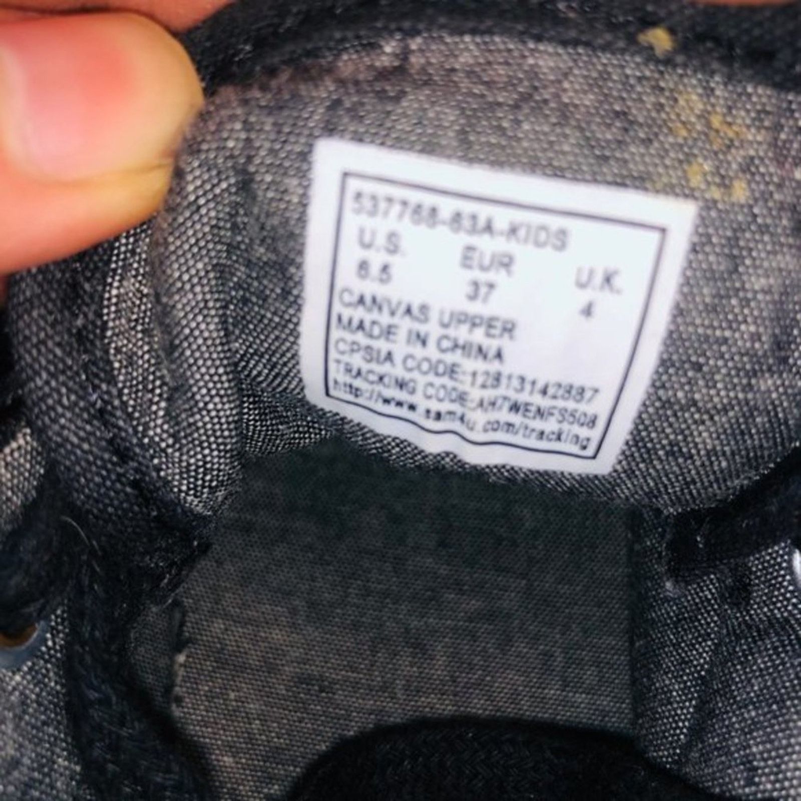 Levi's Levi's Black Canvas Low-Top Sneakers Men's Size 6.5 Size US 6.5 / EU 39-40 - 8 Thumbnail