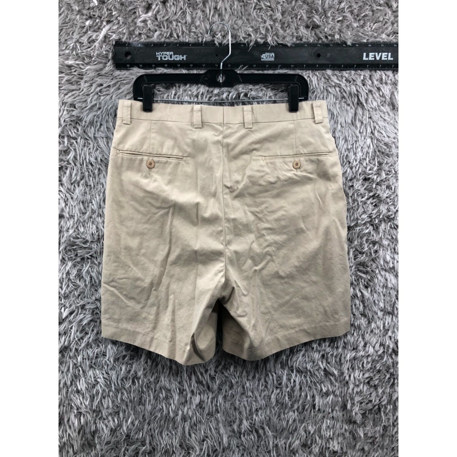 Hogan Ben Hogan Beige Flat Front Performance Chino Shorts Men's 34 Shirt? Size US 34 / EU 50 - 4 Thumbnail