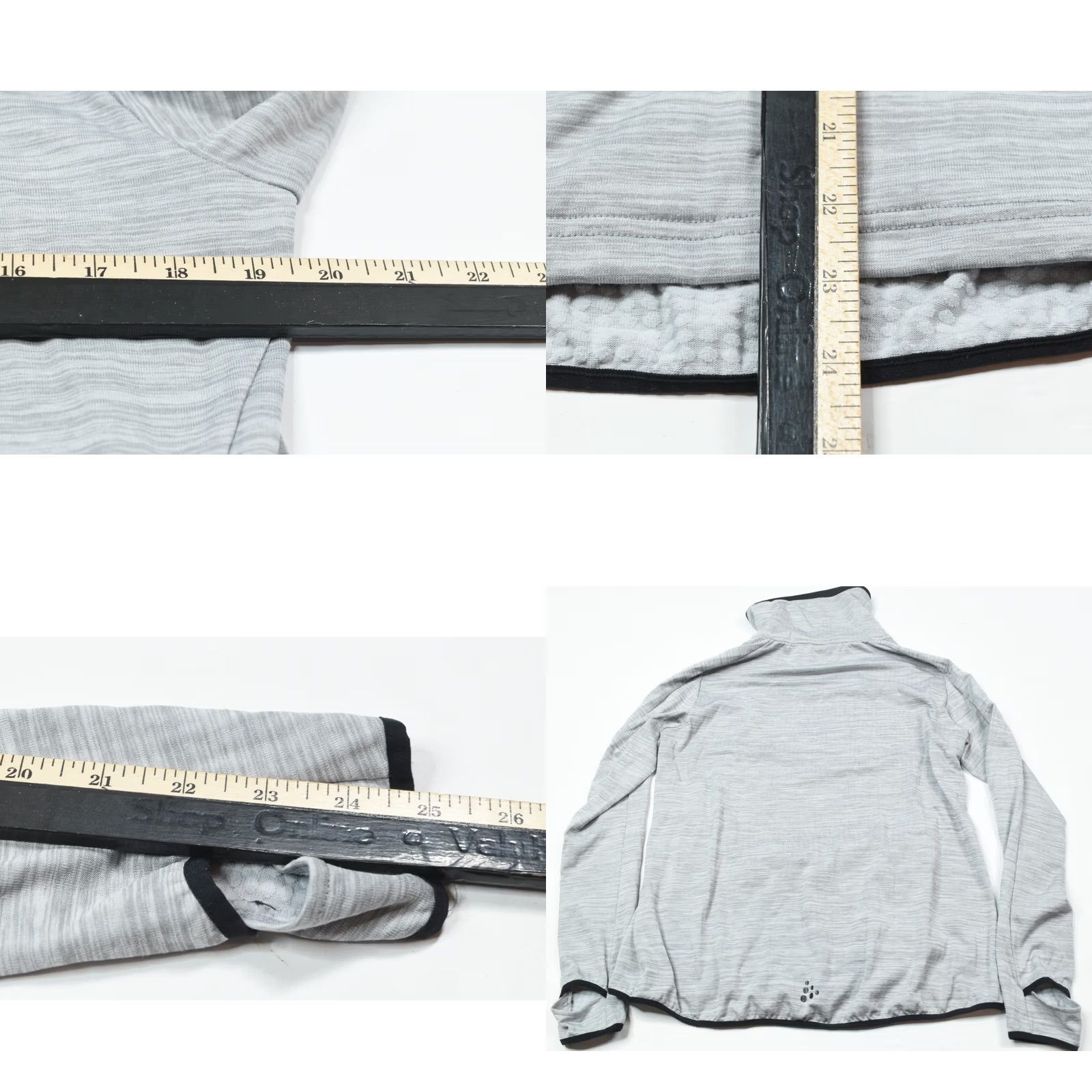 Vintage Craft Spartan Race Grid Fleece Athletic Top Mens L Gray Long Sleeve Mock Top Size US L / EU 52-54 / 3 - 8 Thumbnail