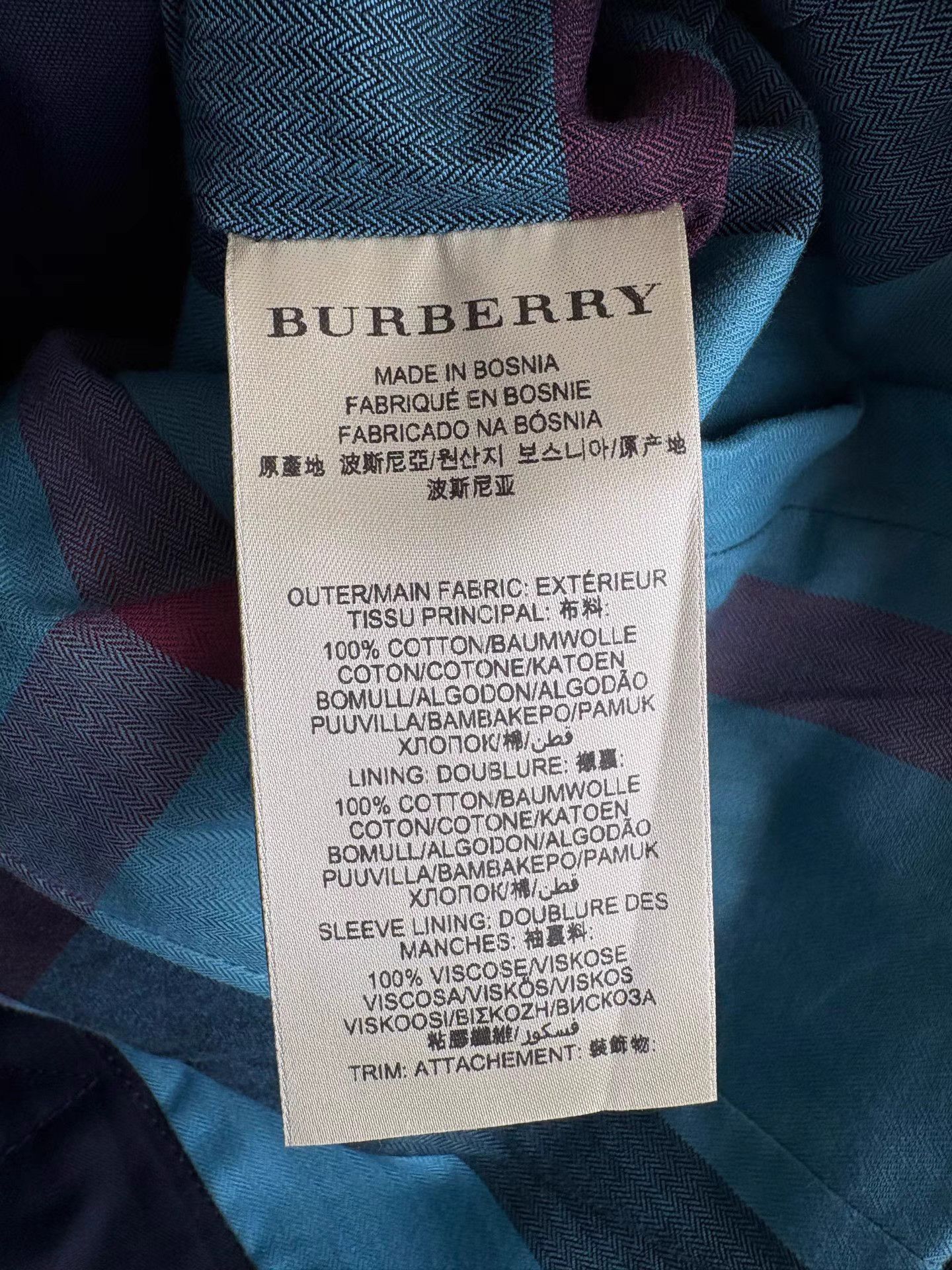 Burberry BURBERRY Trench Coat with Check Lining Size US XL / EU 56 / 4 - 4 Thumbnail