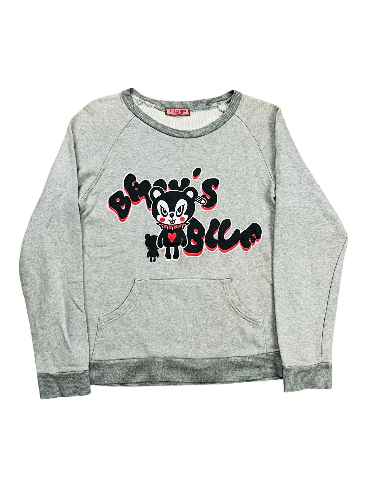 Angel Blue 2000s Bettys Blue - Mascots Crewneck Size US M / EU 48-50 / 2 - 1 Thumbnail
