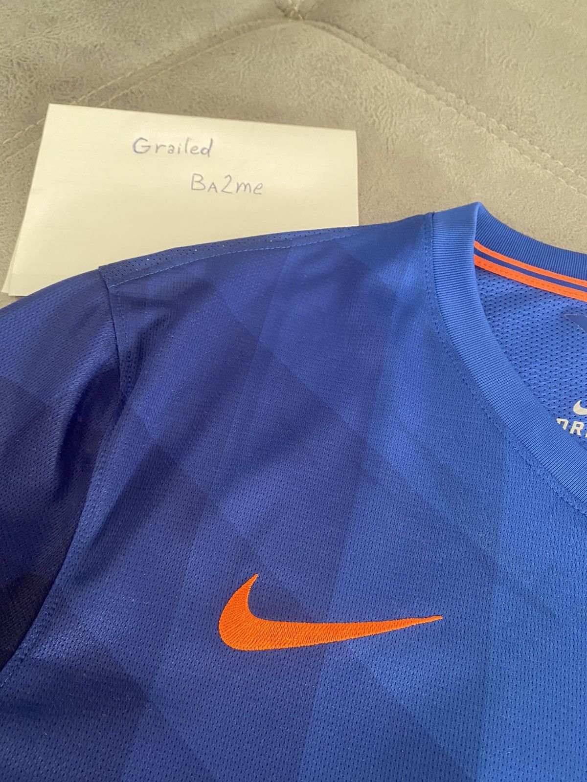 Nike × Vintage Nike Netherlands Holland KNVB 2014/15 Away Jersey Blockcore Size US L / EU 52-54 / 3 - 2 Thumbnail
