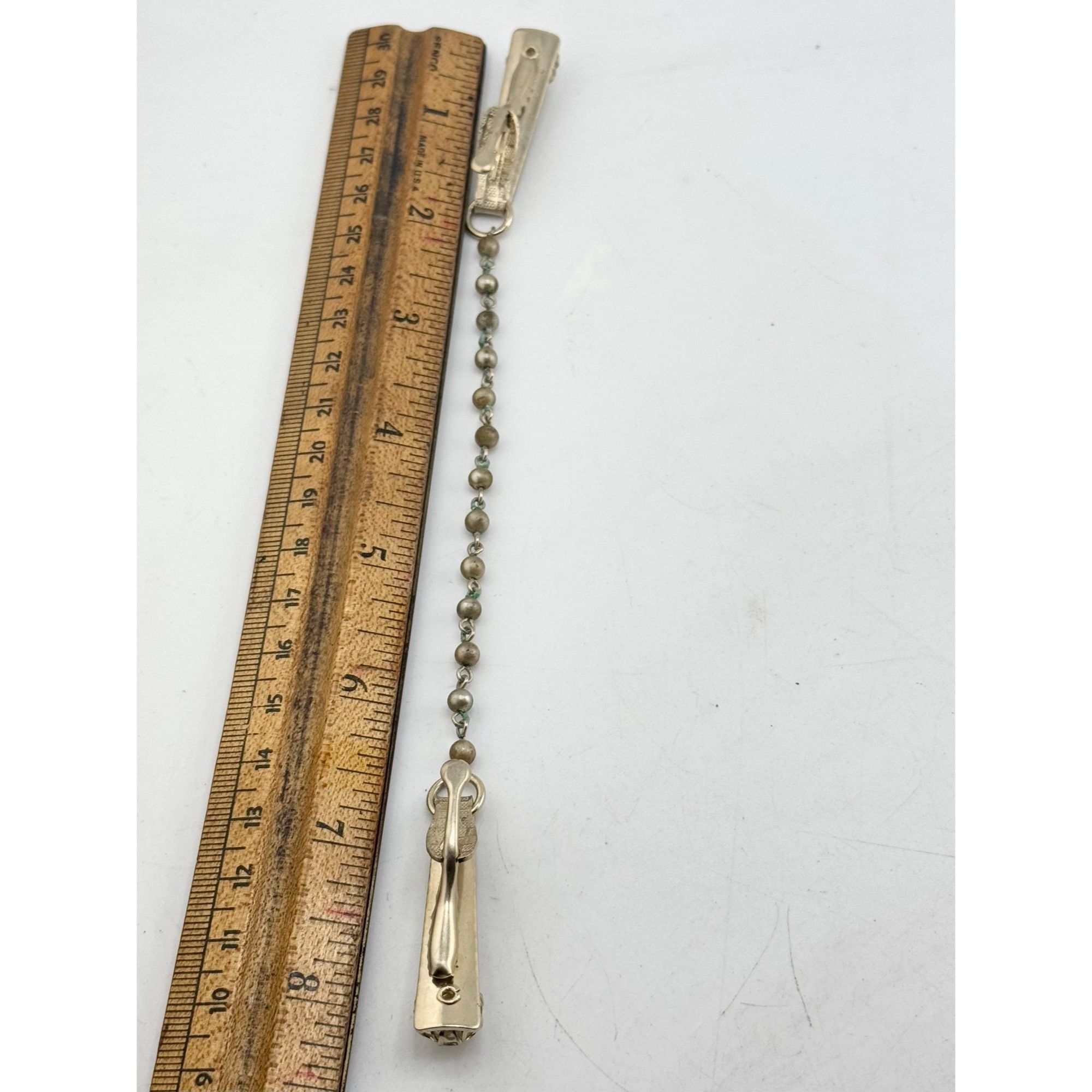 Vintage Vintage faux pearl scarf guard sweater clip Size ONE SIZE - 4 Thumbnail