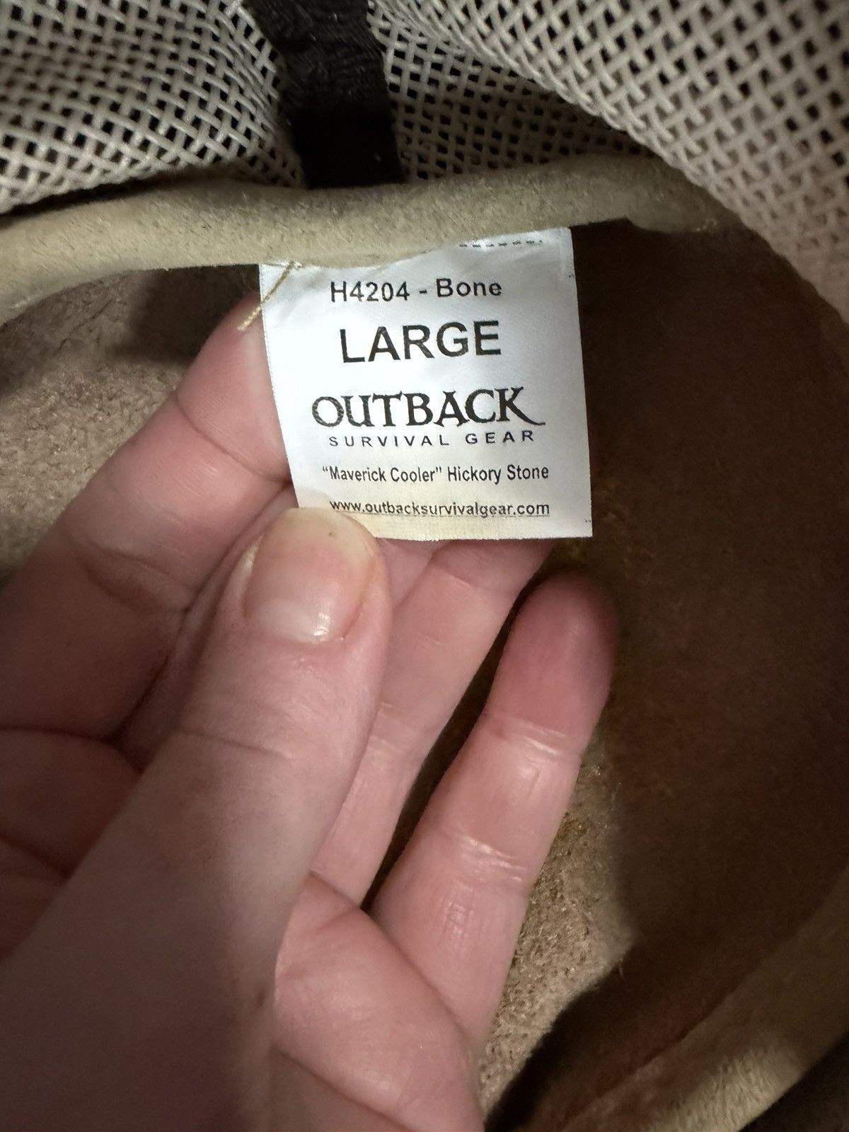 Other Outback Survival Gear Maverick Cooler Hickory Stone Hat L Size ONE SIZE - 6 Thumbnail