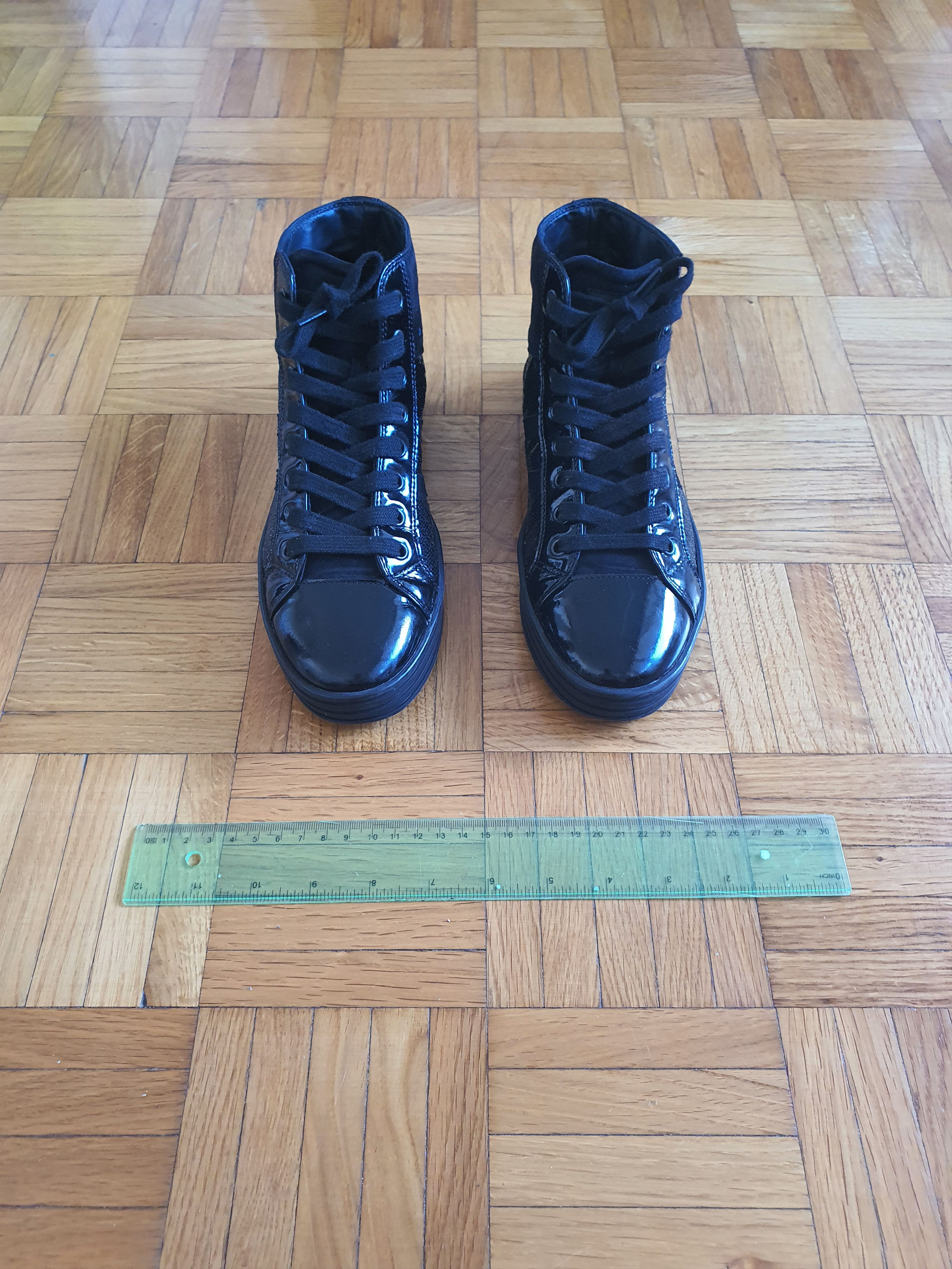 Hogan REBEL High Top Sneakers Trainers - Sz EU 38, UK 5, US 8 Size US 8 / IT 38 - 3 Thumbnail