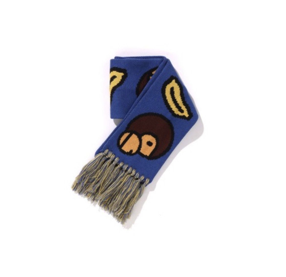 Bape Bape BANANA MILO WOOL MIX KNIT SCARF KIDS Size ONE SIZE - 1 Thumbnail