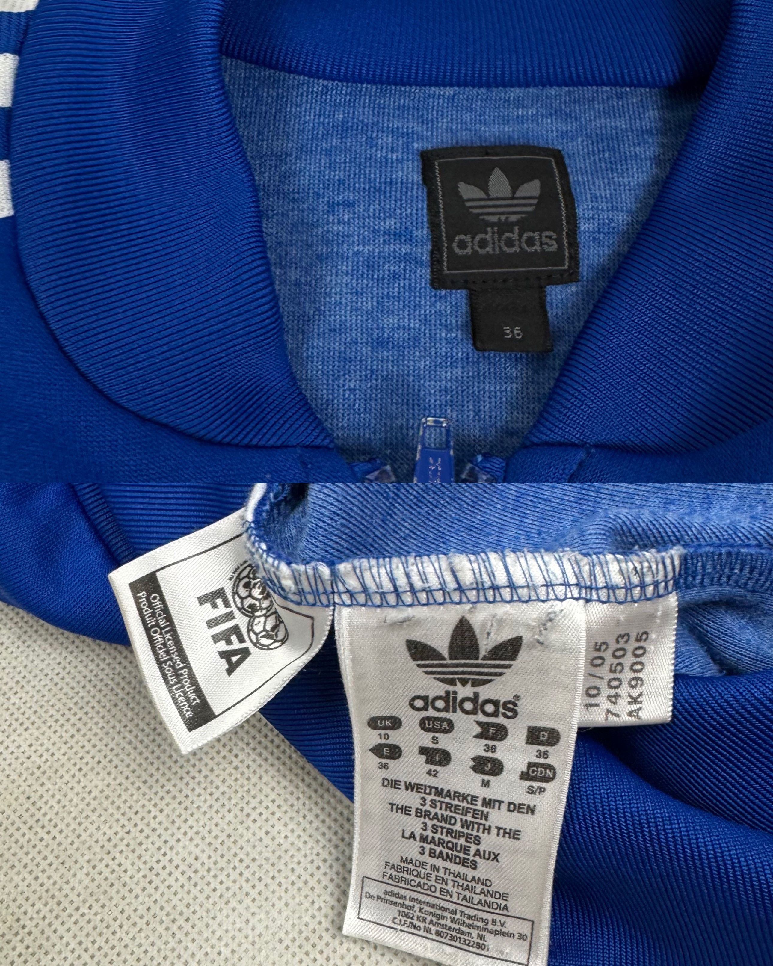 Adidas Adidas Womens Blue Japan National Football Full Zip Jacket S Size S / US 4 / IT 40 - 2 Thumbnail