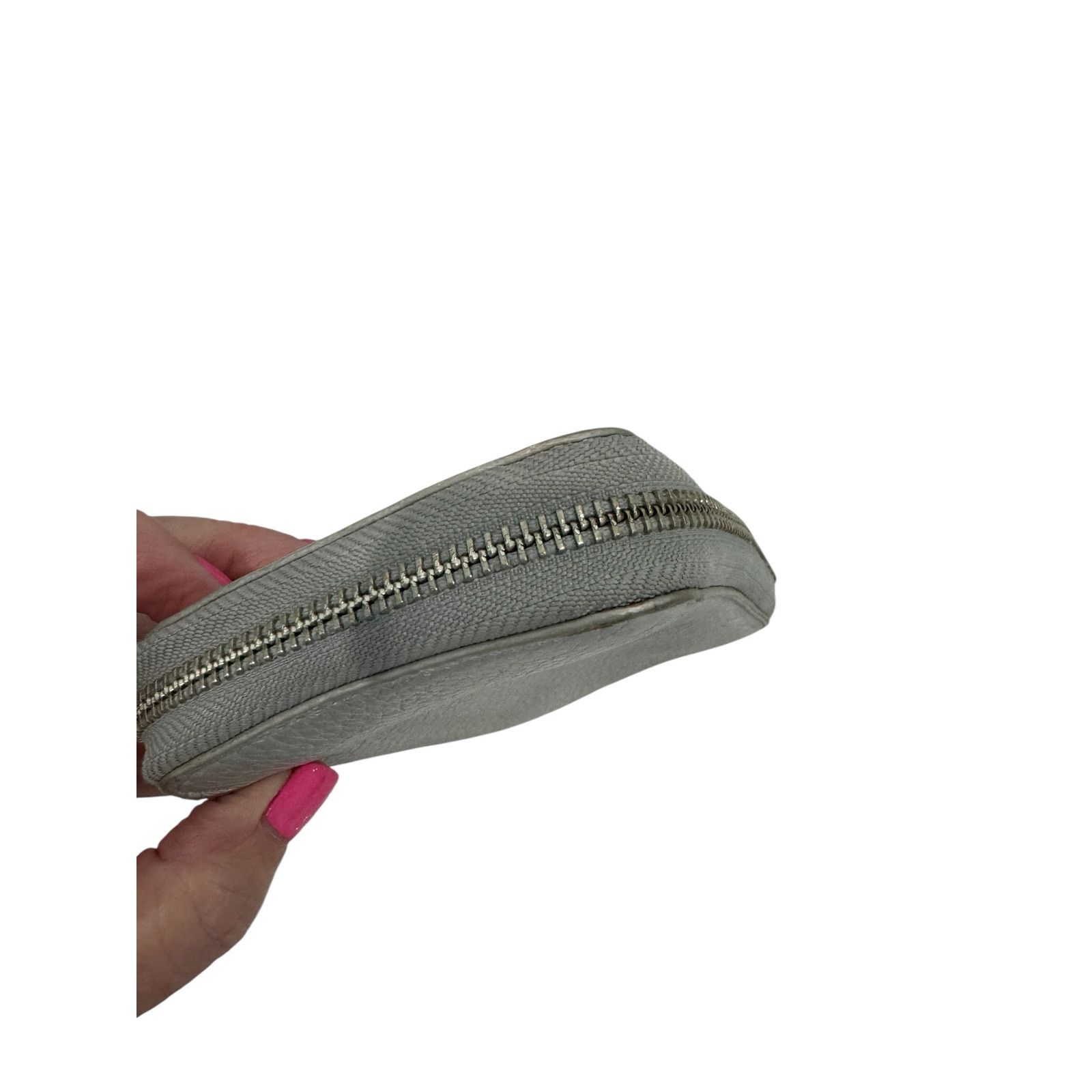 Tory Burch Tory Burch Silver Pebbled Leather Crossbody + Wallet Set Size ONE SIZE - 11 Thumbnail