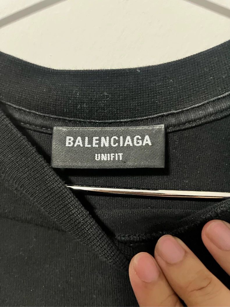 Balenciaga Balenciaga Bebe Black Diamond Short Sleeve Size US S / EU 44-46 / 1 - 2 Thumbnail